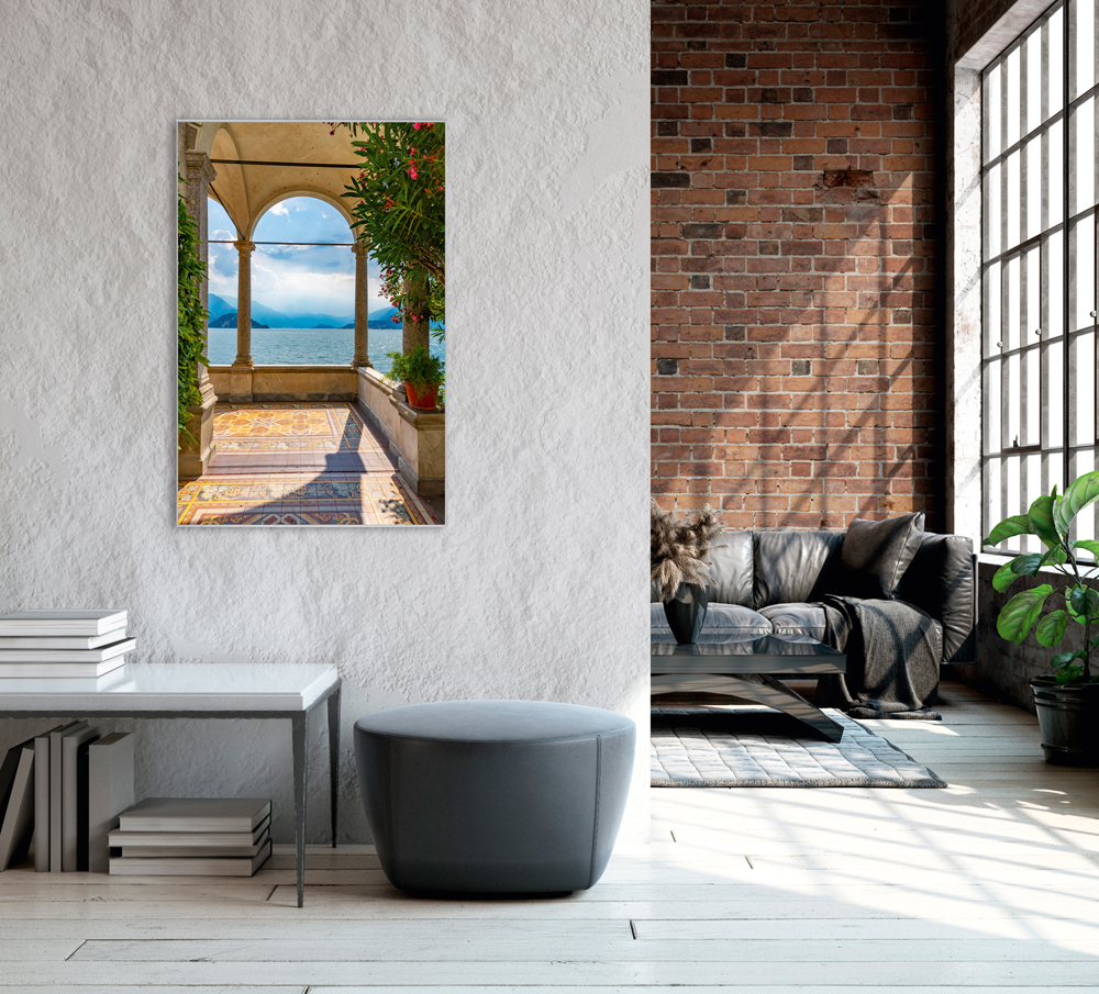 Bild mit Rahmen-Fenster mit Aussicht-image LAND