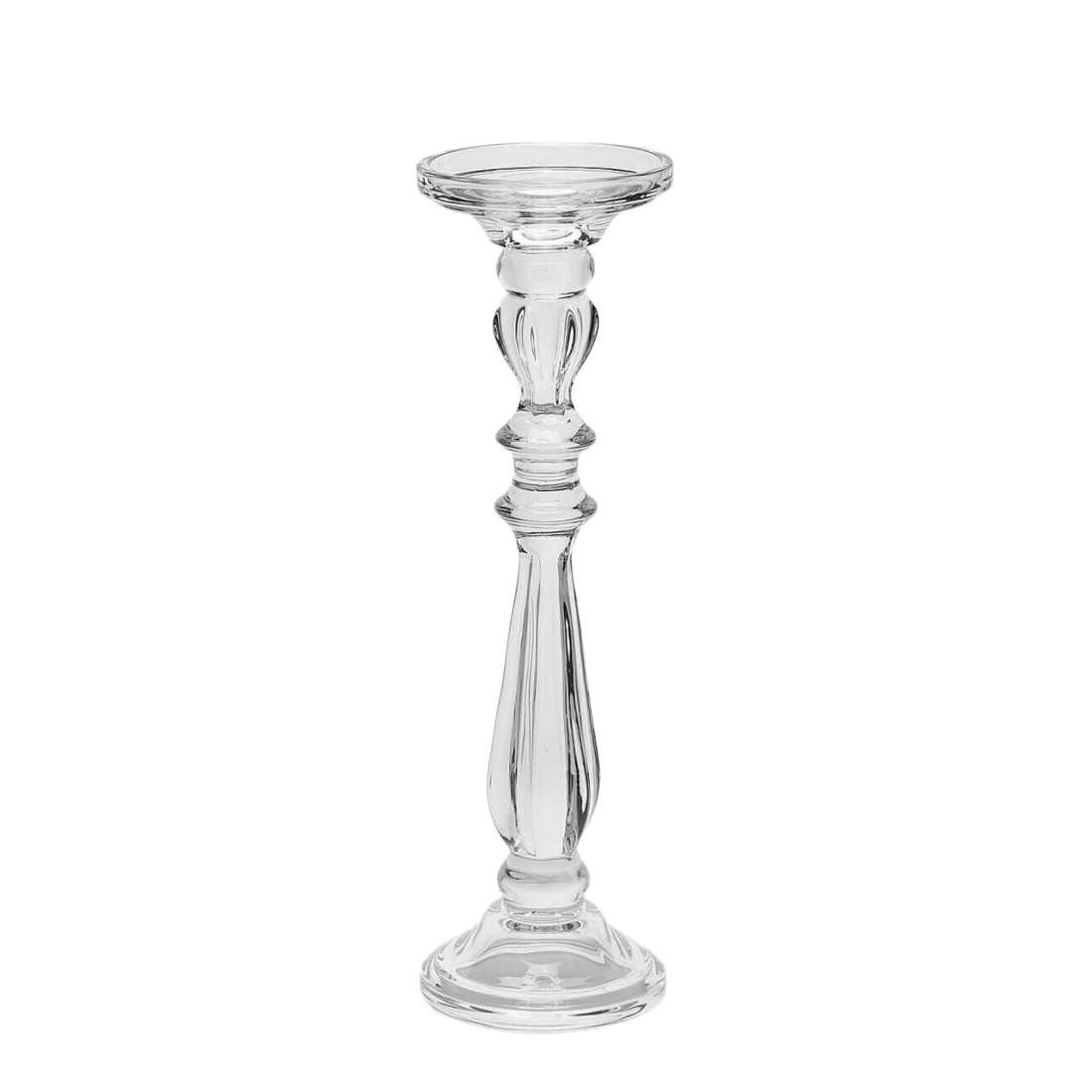 Kerzenständer Kristallglas H: 34 cm Edg