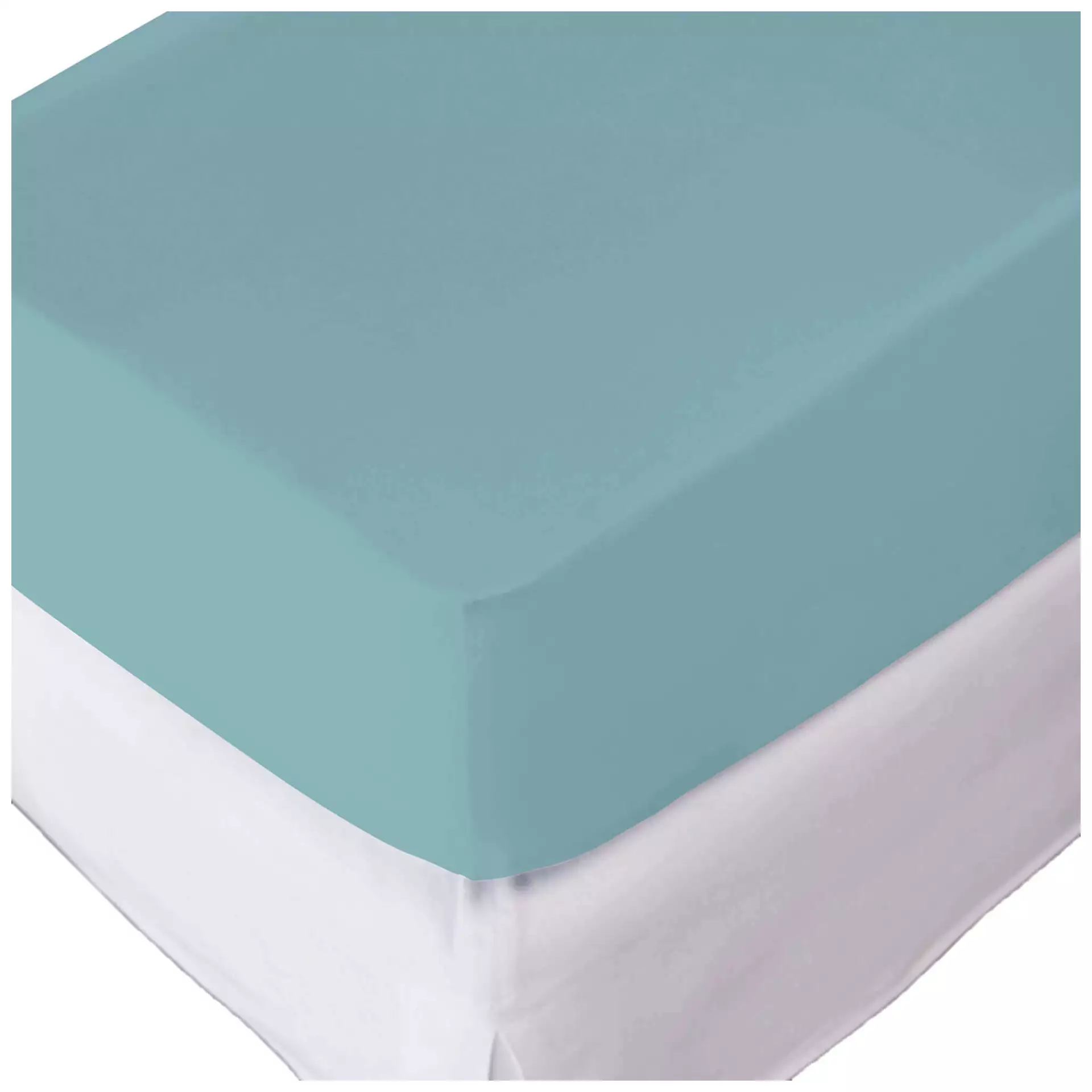 Fixleintuch für Topper Jersey Aqua Kremer Leon AG / Farbe: Aqua / Material: