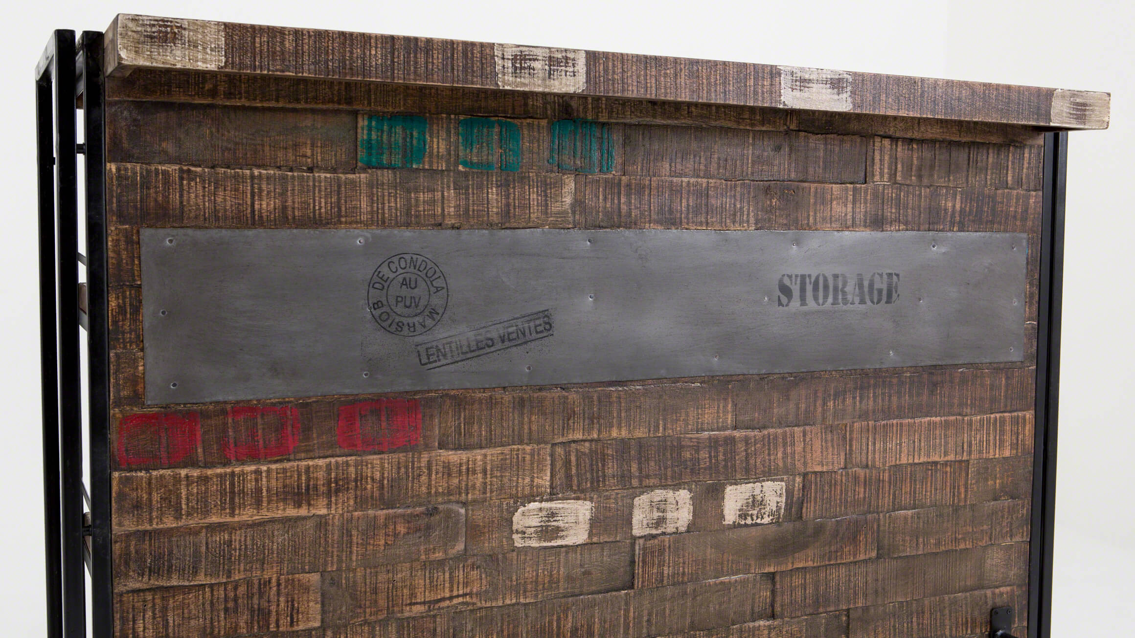 Bar Tabata, Metall, Mango-Holz, b 140 cm t 52 cm h 105 cm