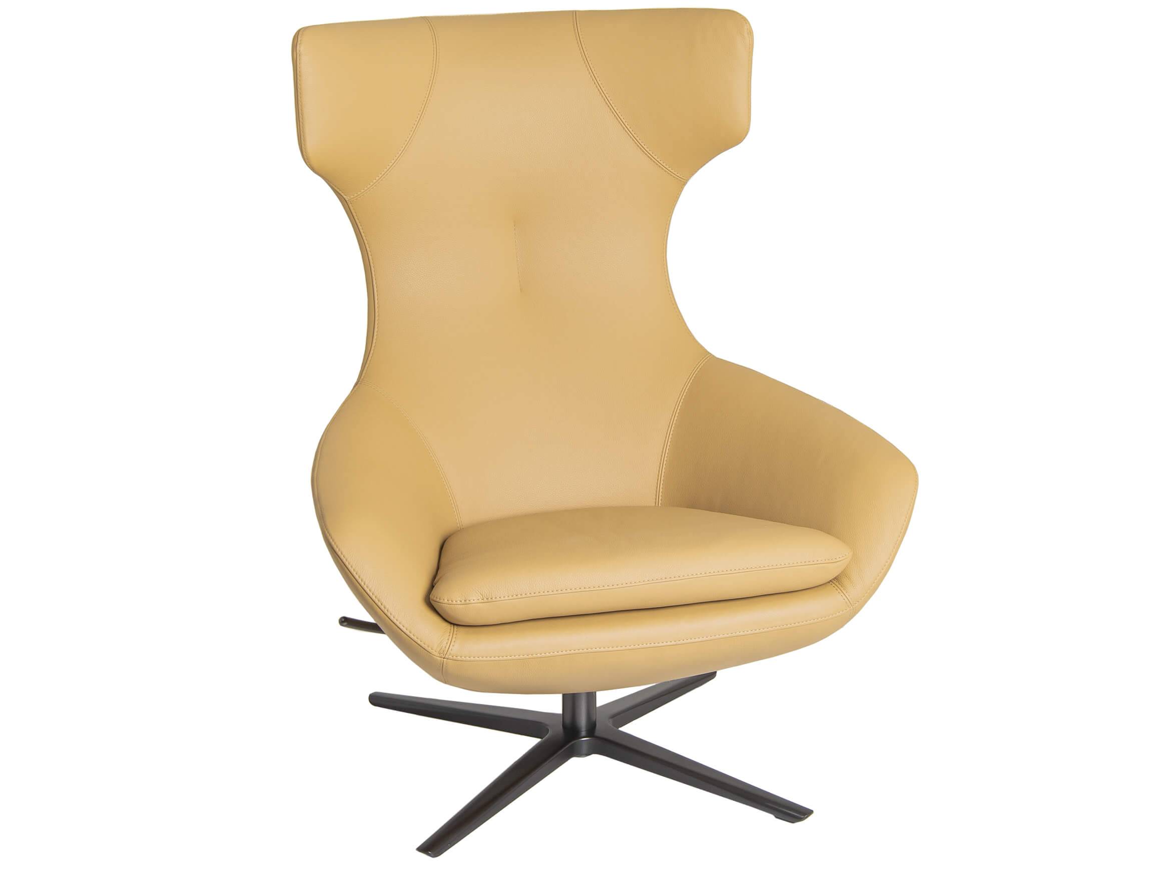 Sessel Caruzzo Basic Leolux / Farbe: Argile / Bezugsmaterial: Stoff