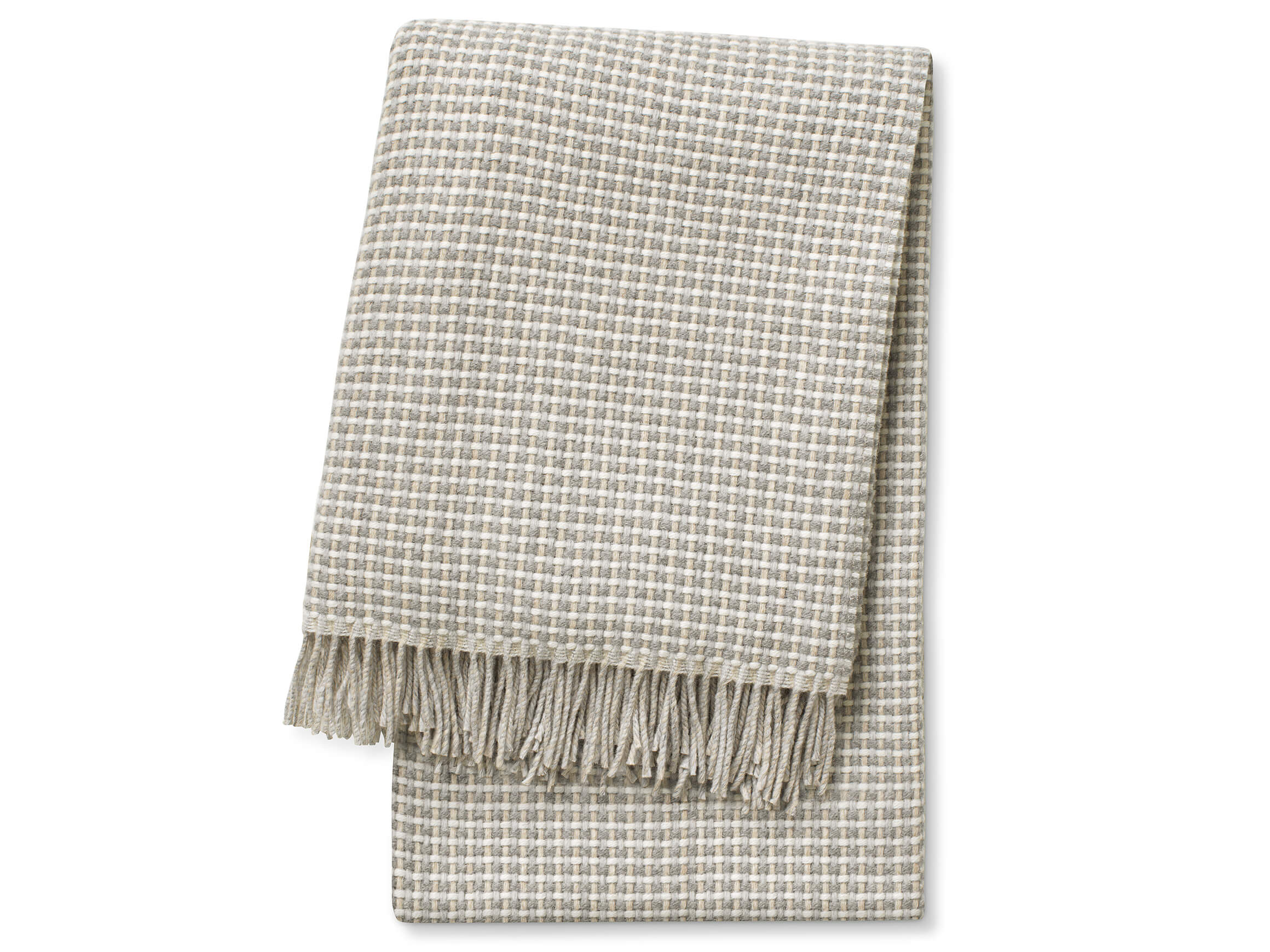 Schlossberg Plaid Felix, Grey 130x200 cm Grau | Schubiger Möbel
