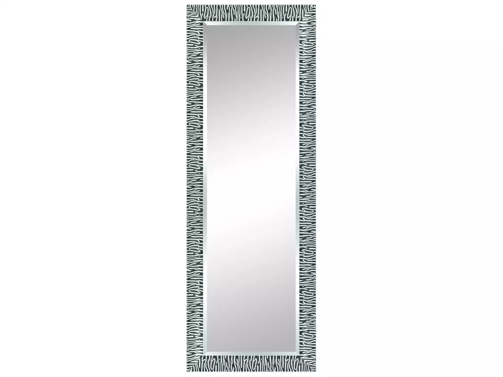 Spiegel Malia Silber-Weiss Len-Fra/ Farbe: Silber / Masse (BxH) :44,00x94,00 cm