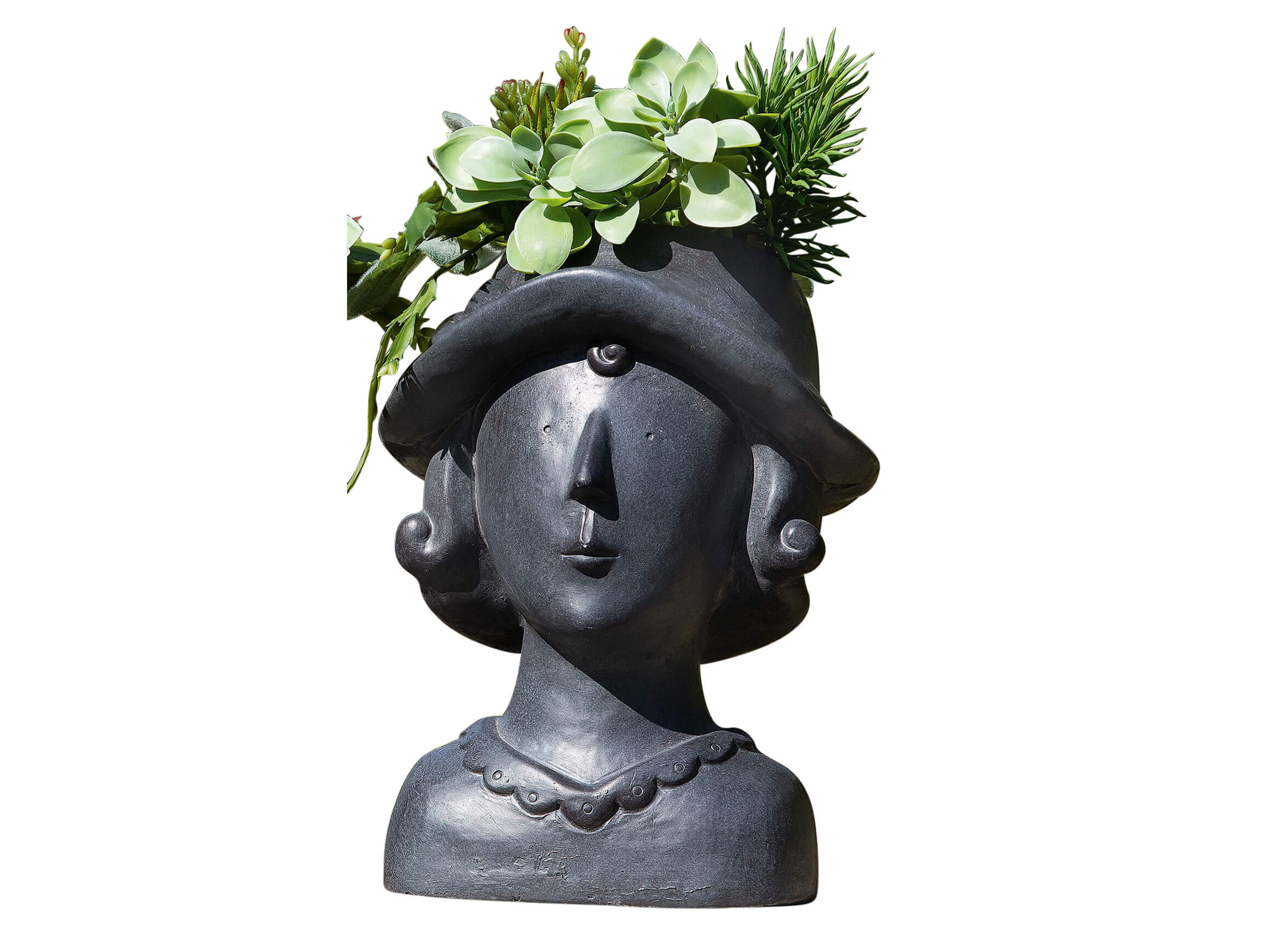 Gefäss Madam H: 38 cm Gilde / Farbe: Anthrazit