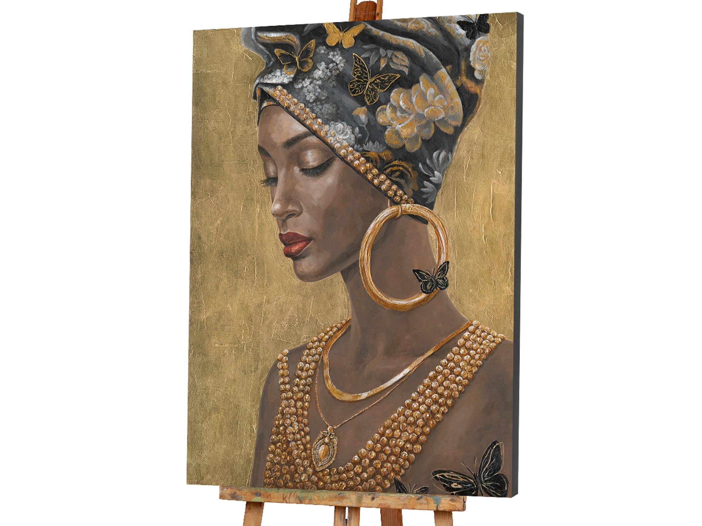 Bild Elegante Frau mit Goldschmuck image LAND