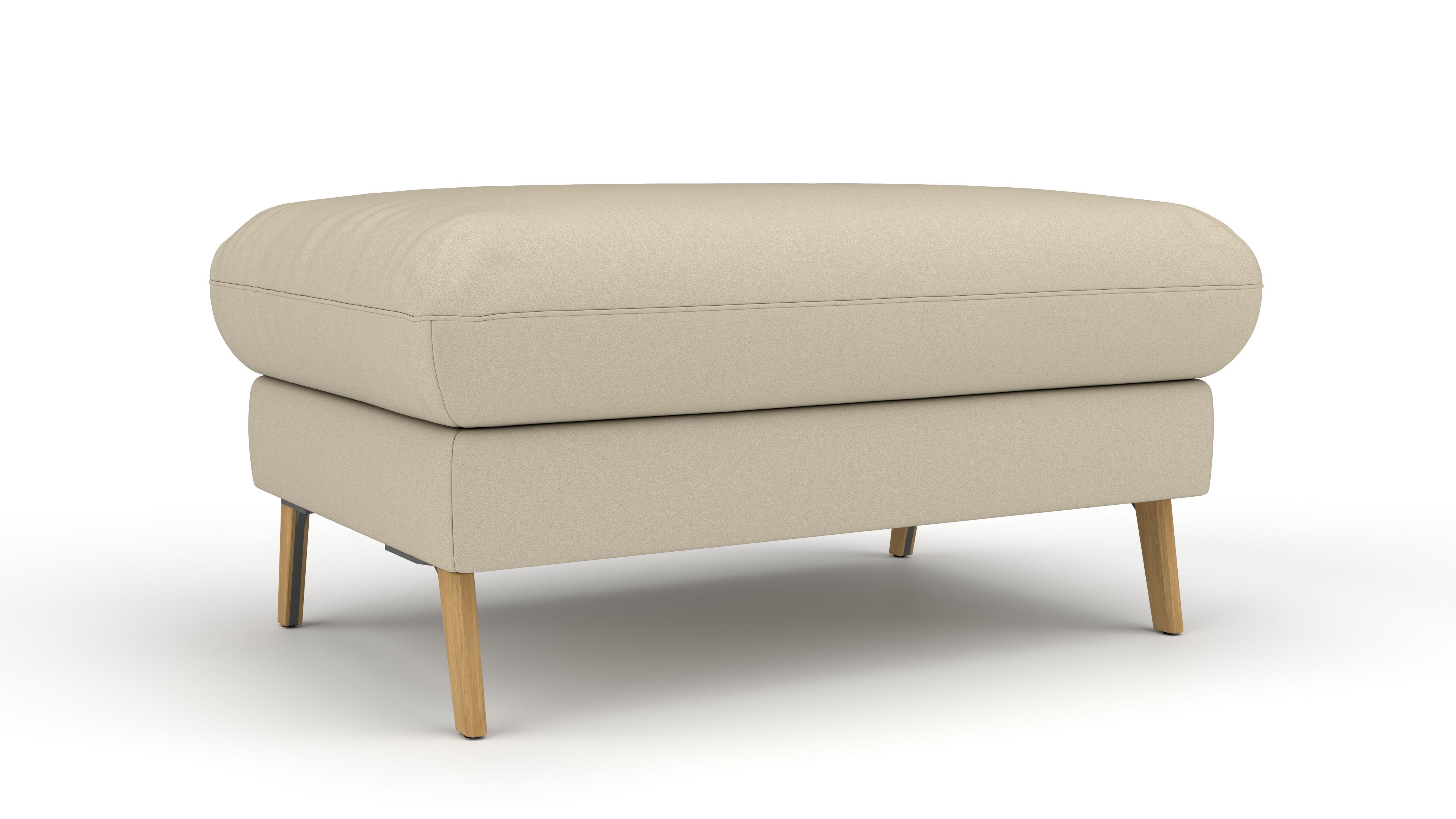 Hockerbank Mars UrbanDesign / Farbe: Beige / Bezugsmaterial: Stoff