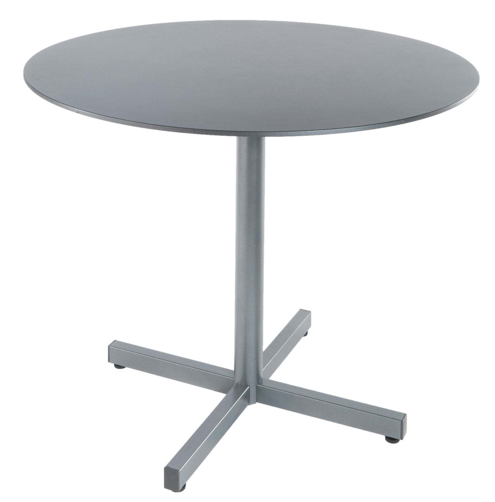 Luzern round garden table from Schaffner / Colour: aluminium silver / Size: x cm