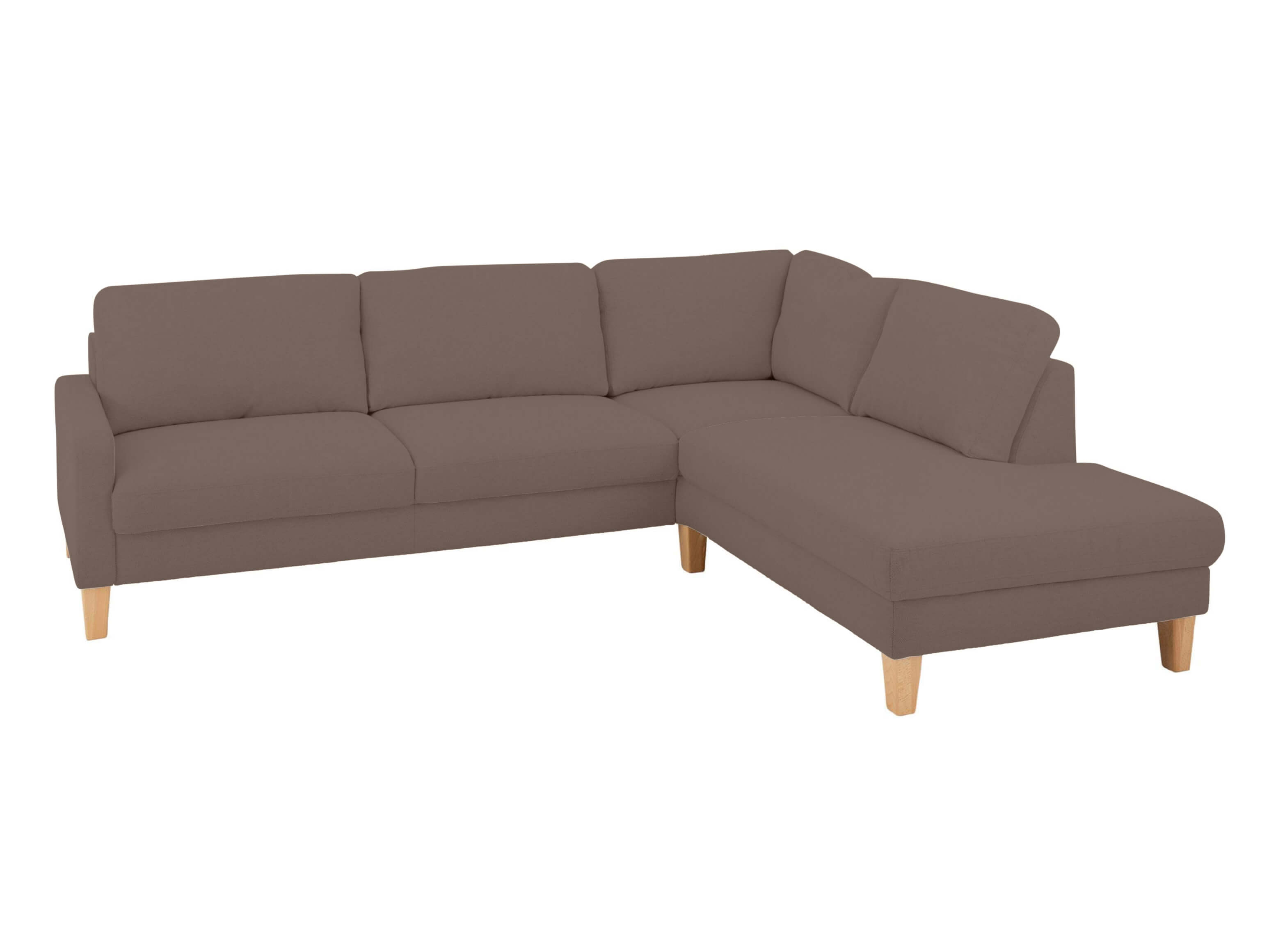 Ecksofa Cagliari Basic Candy / Farbe: Elephant / Material: Leder Basic