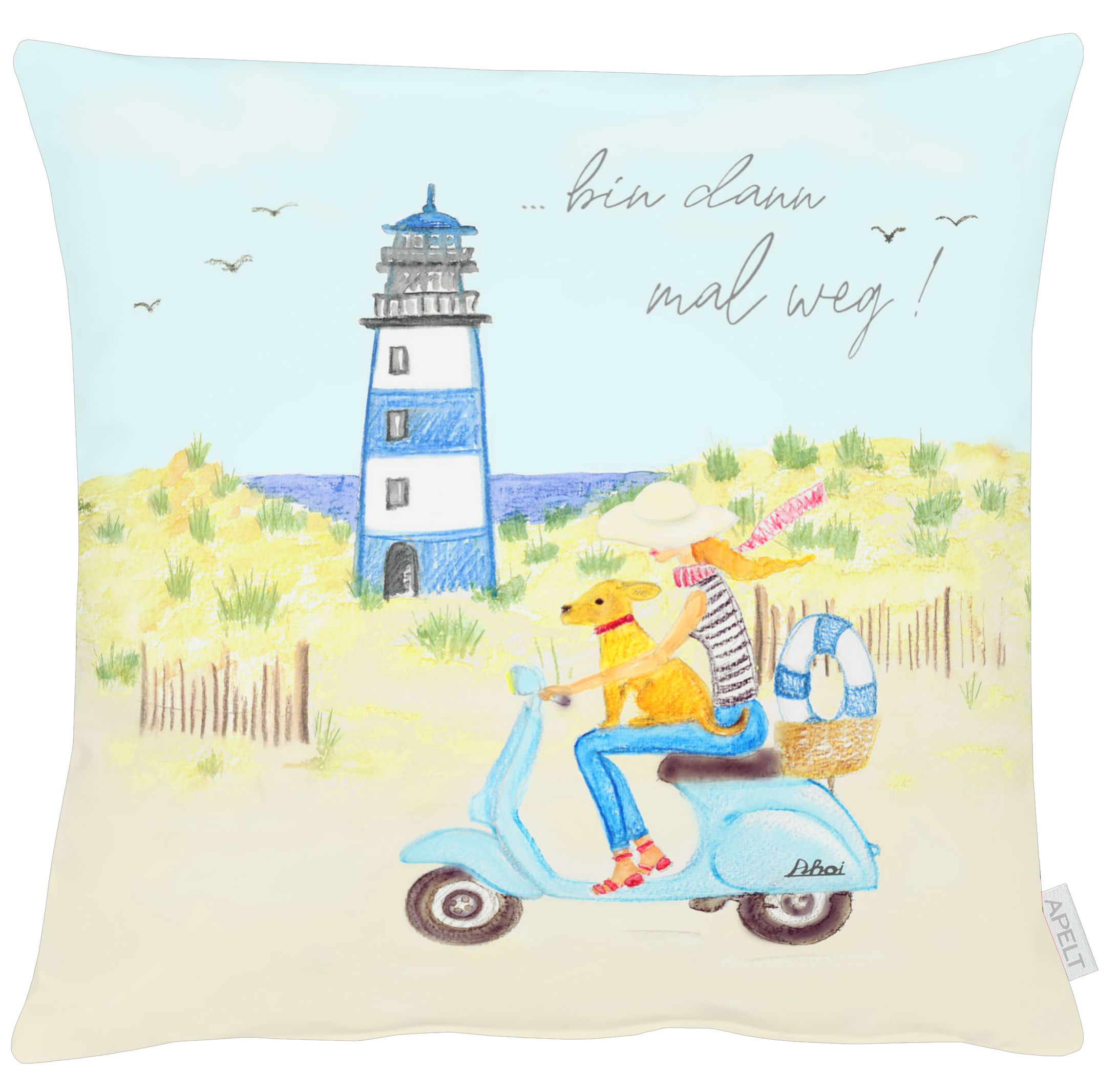Kissenhüllen Leuchtturm B: 45 cm Apelt"