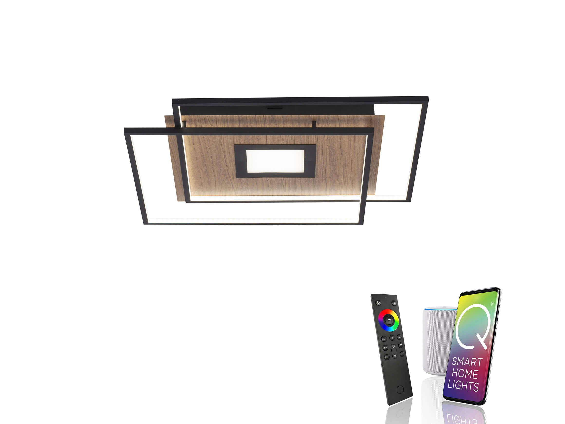 Ribaglob Deckenlampe Henrietta Holzfarbig | Schubiger Möbel