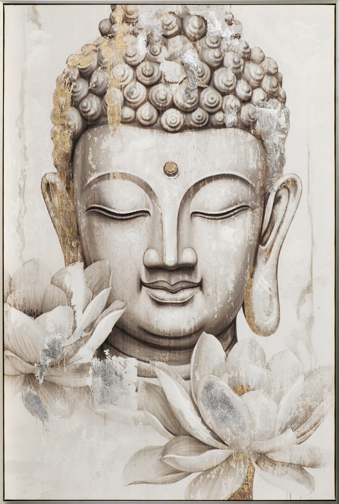 Bild Light Buddha image LAND / Grösse: 120 x 80 cm