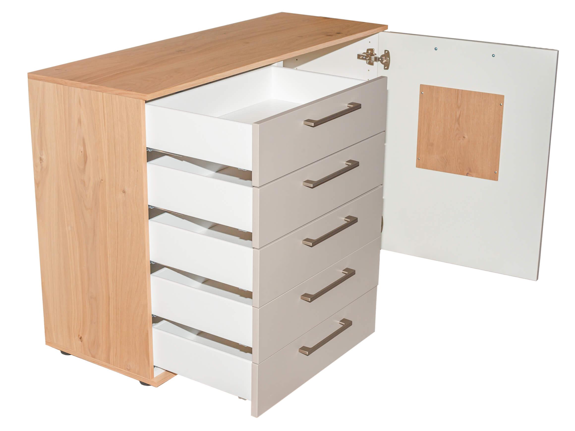 Kommode Multiline Disselkamp / Farbe: Holzfarbig