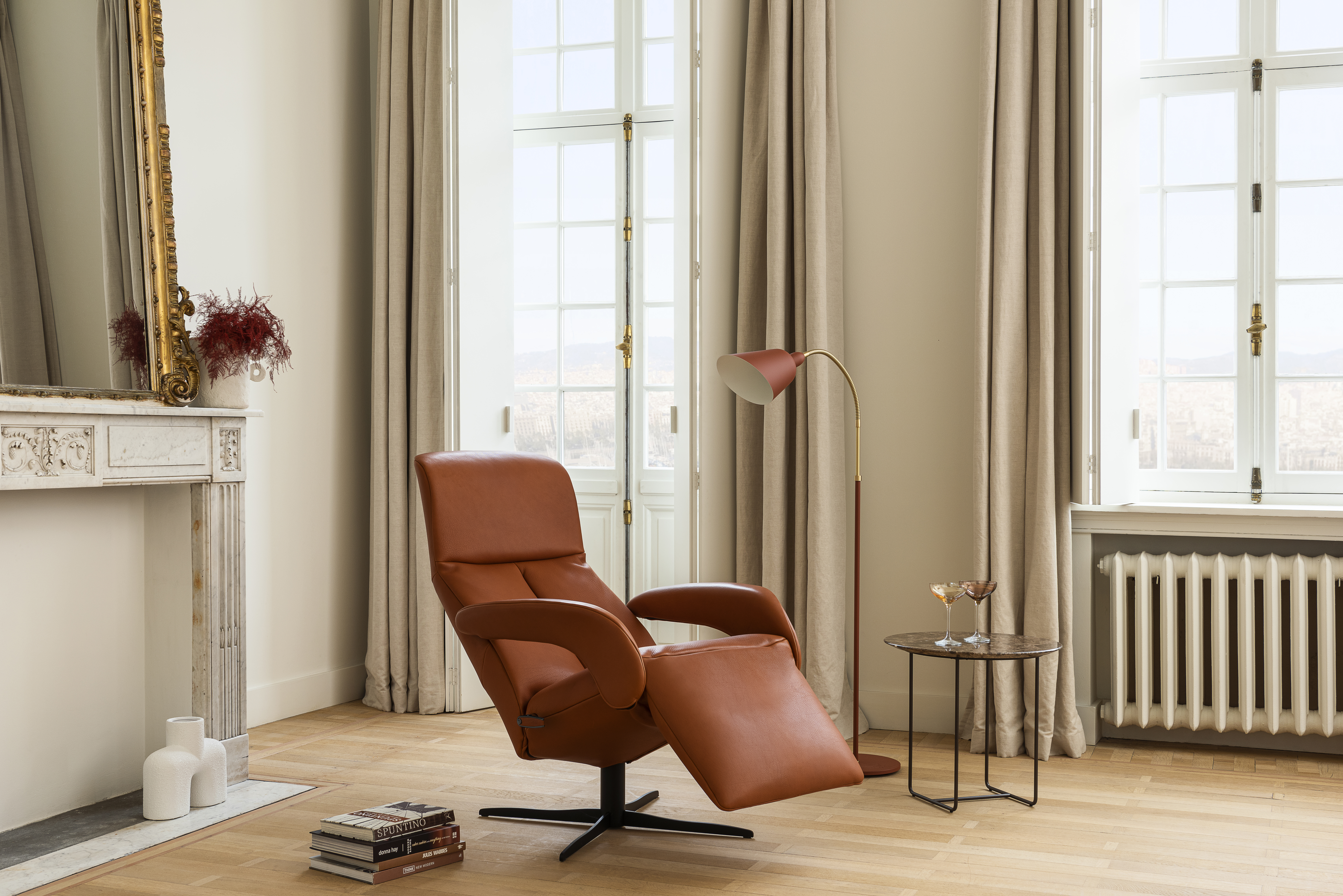 Relaxer jr 7960 Symphony, Leder, Manuell, b 76 cm t