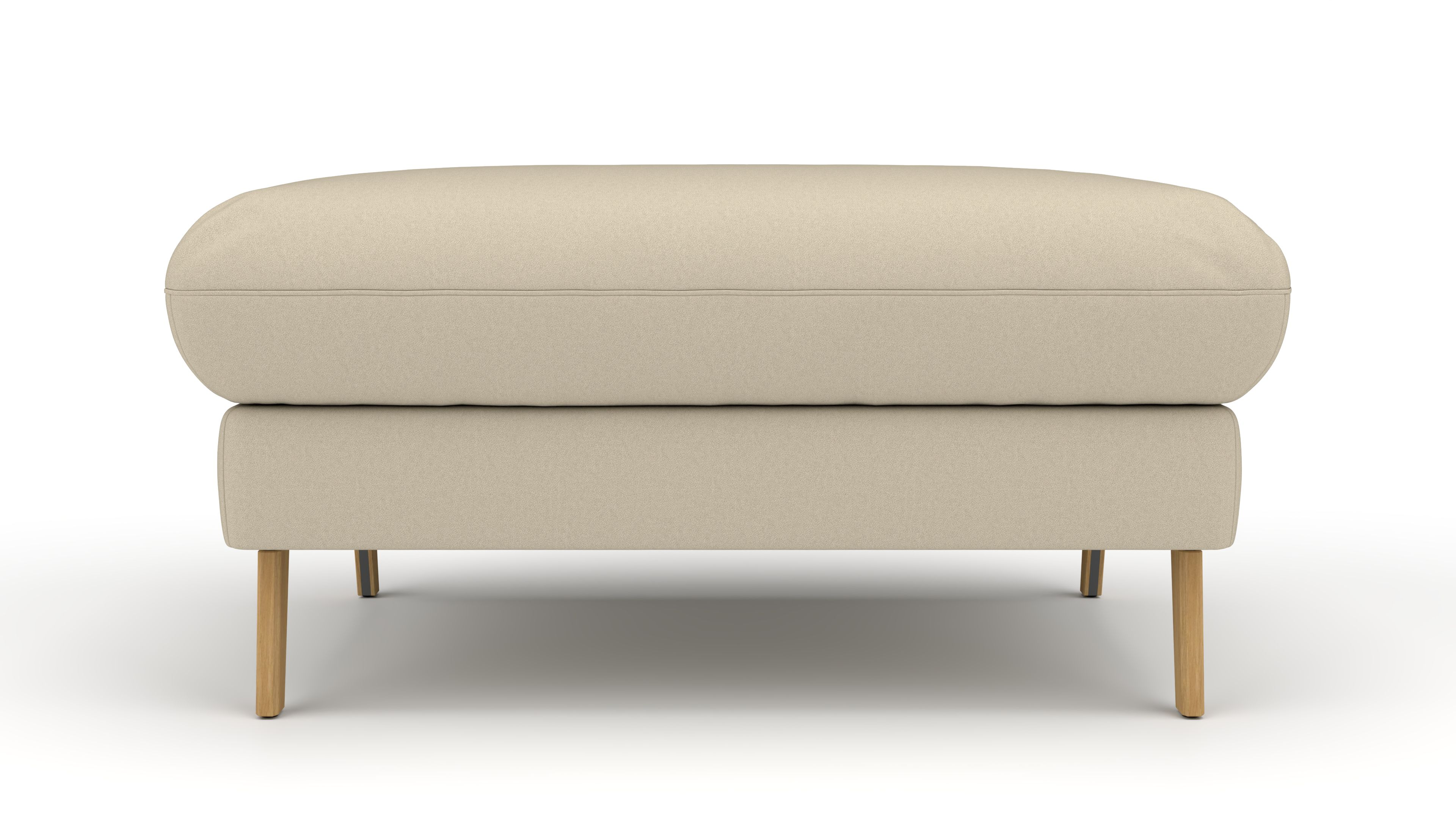 Hockerbank Mars UrbanDesign / Farbe: Beige / Bezugsmaterial: Stoff