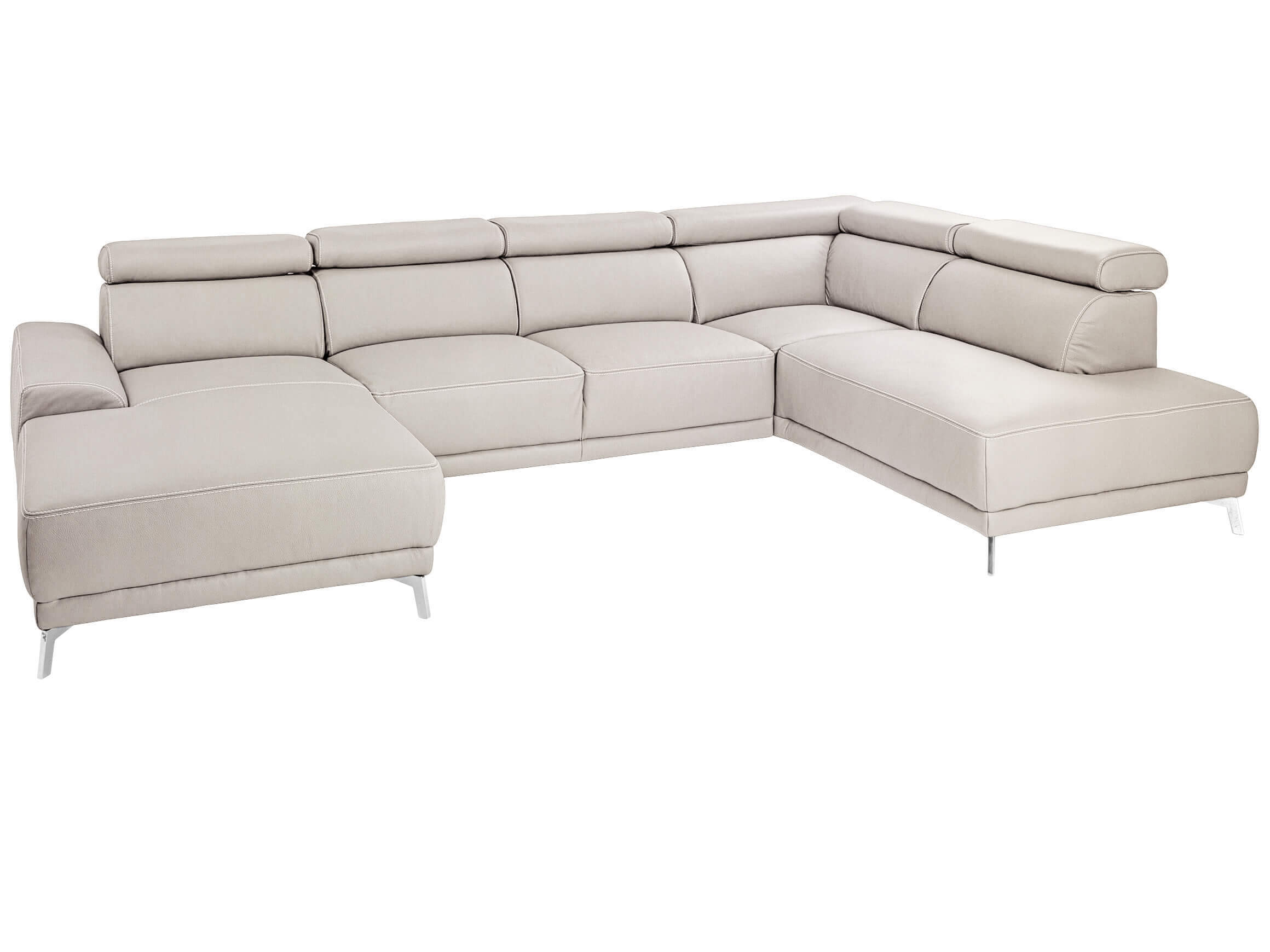Lucio corner sofa Basic Candy / Colour: Nature / Material: Basic fabric