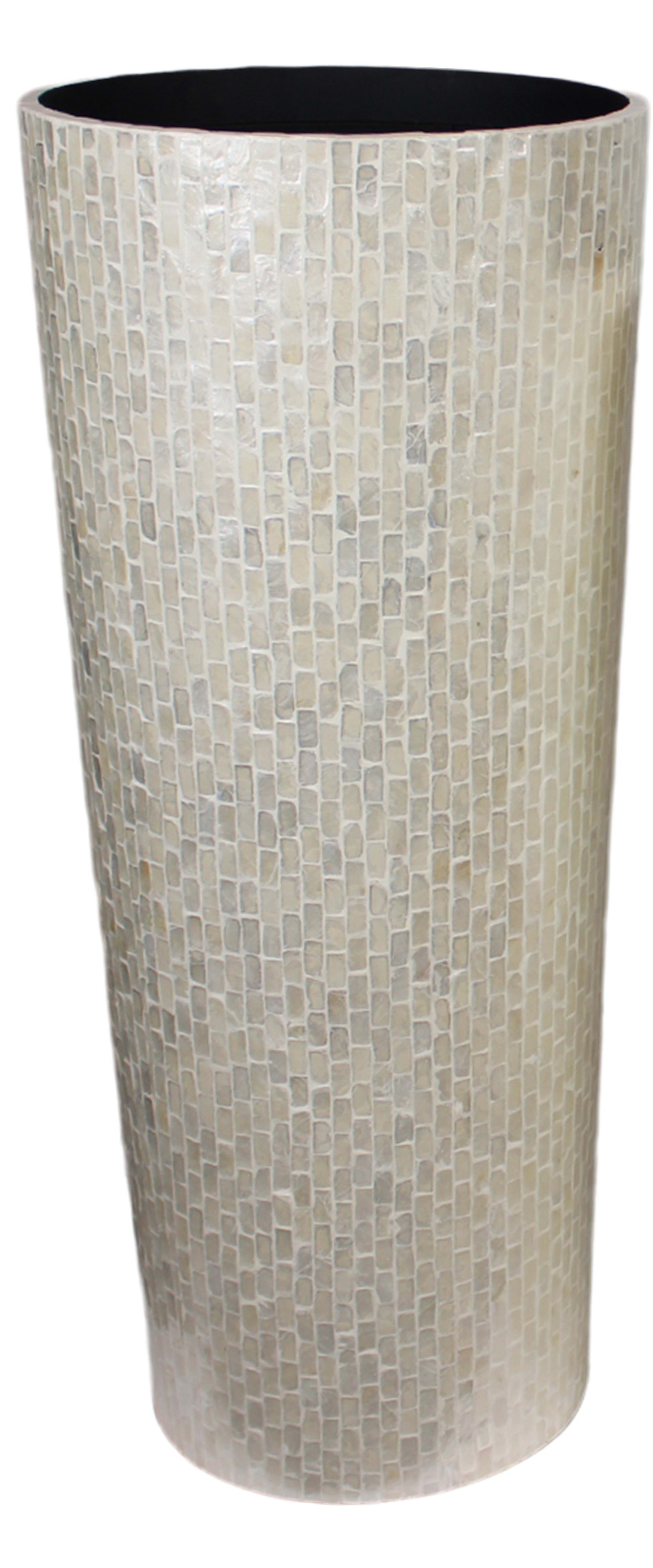 Decofinder Vase Capiz, Perlmutweiss Gr. 1 Weiss | Schubiger Möbel