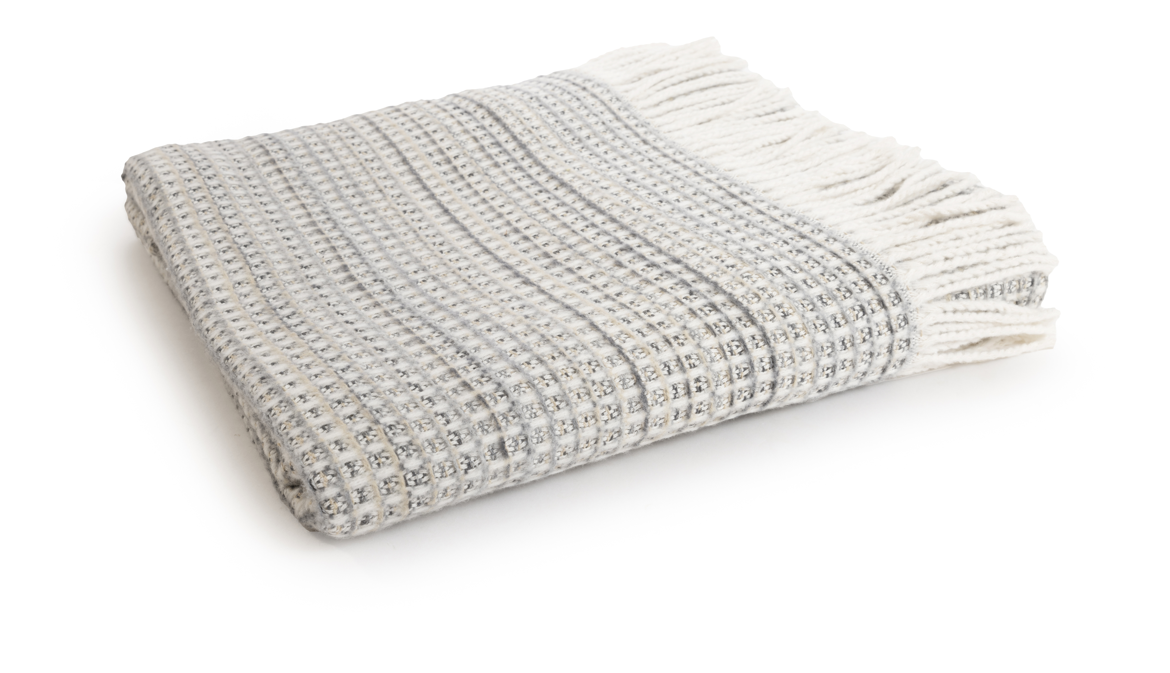 Plaid Izad, 150x200 cm Magma / Farbe: Mittelgrau