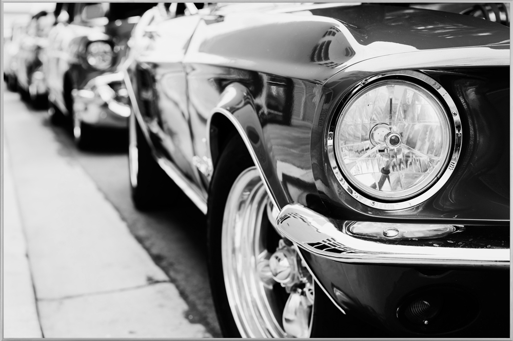 Bild mit Rahmen-Oldtimer-image LAND