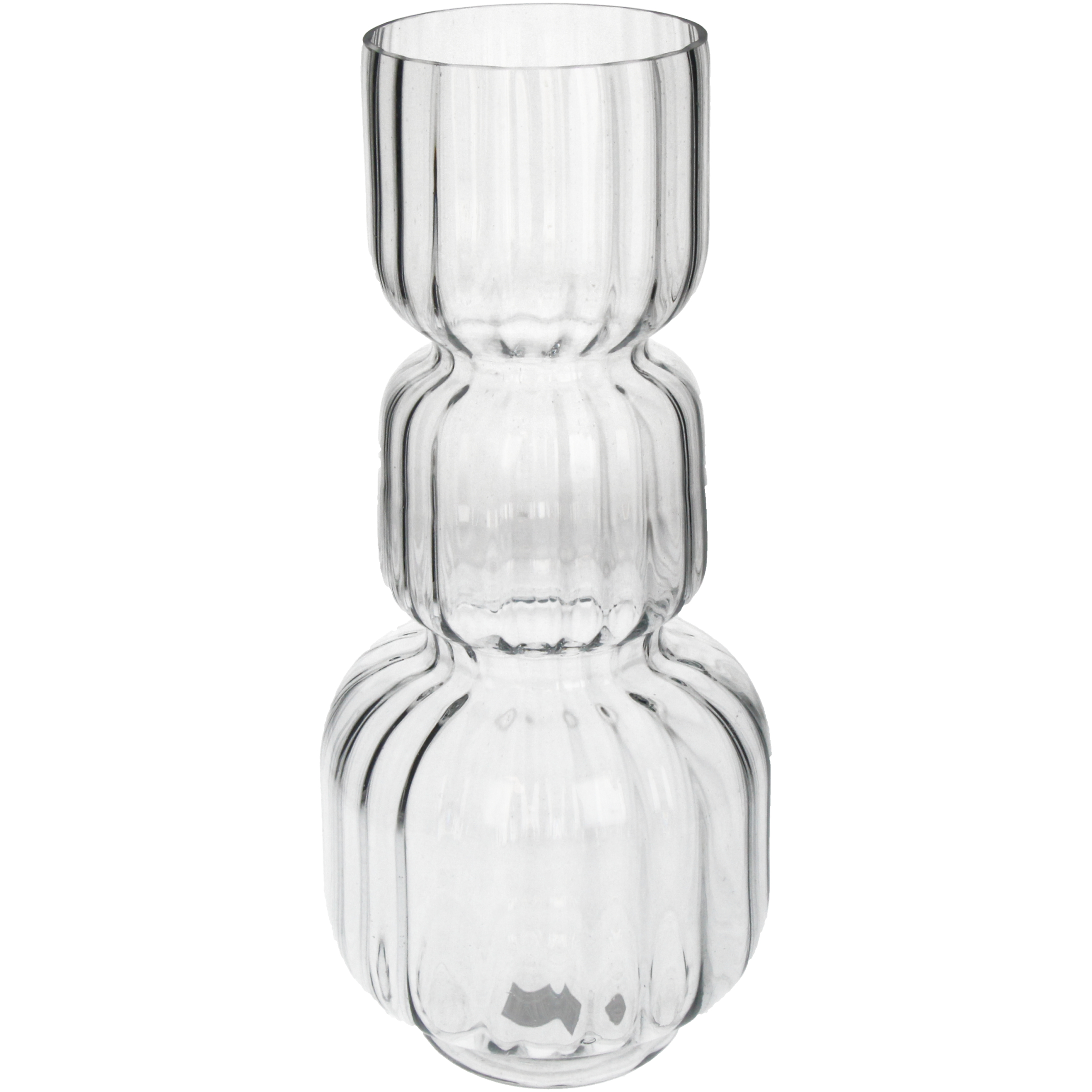 Vase Glas H: 38 cm Kersten