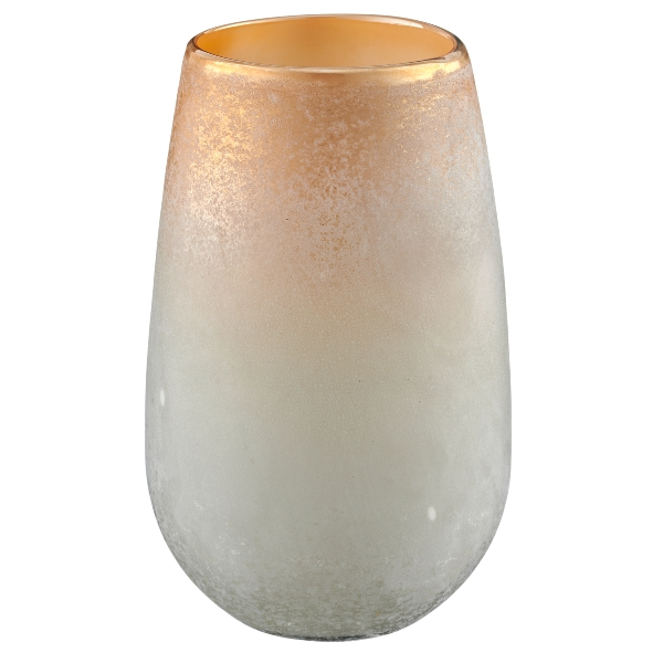 Vase Planet, Glas, Grau Gasper