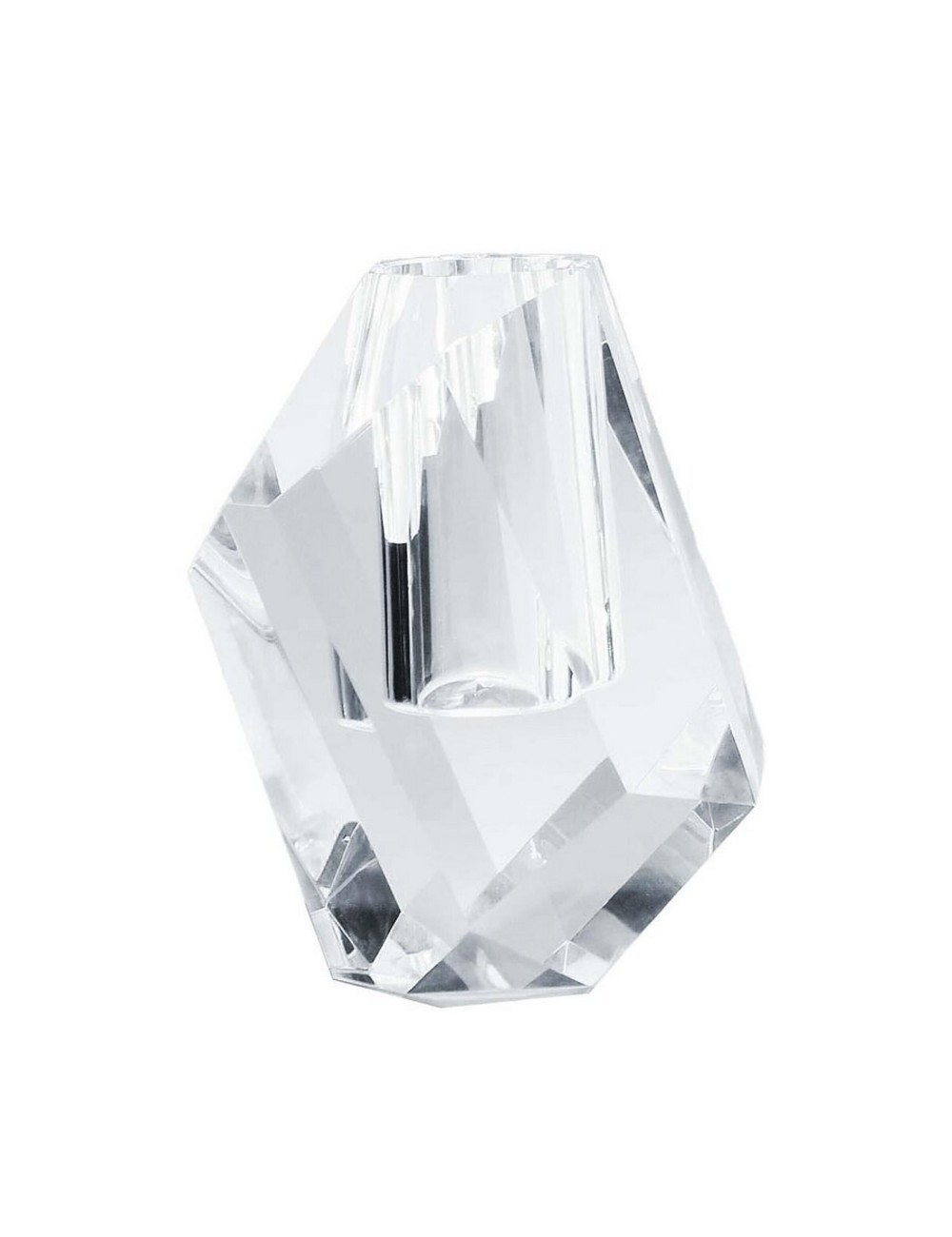 Abhika Vase Kristallglas Ice H: 19 cm  | Schubiger Möbel