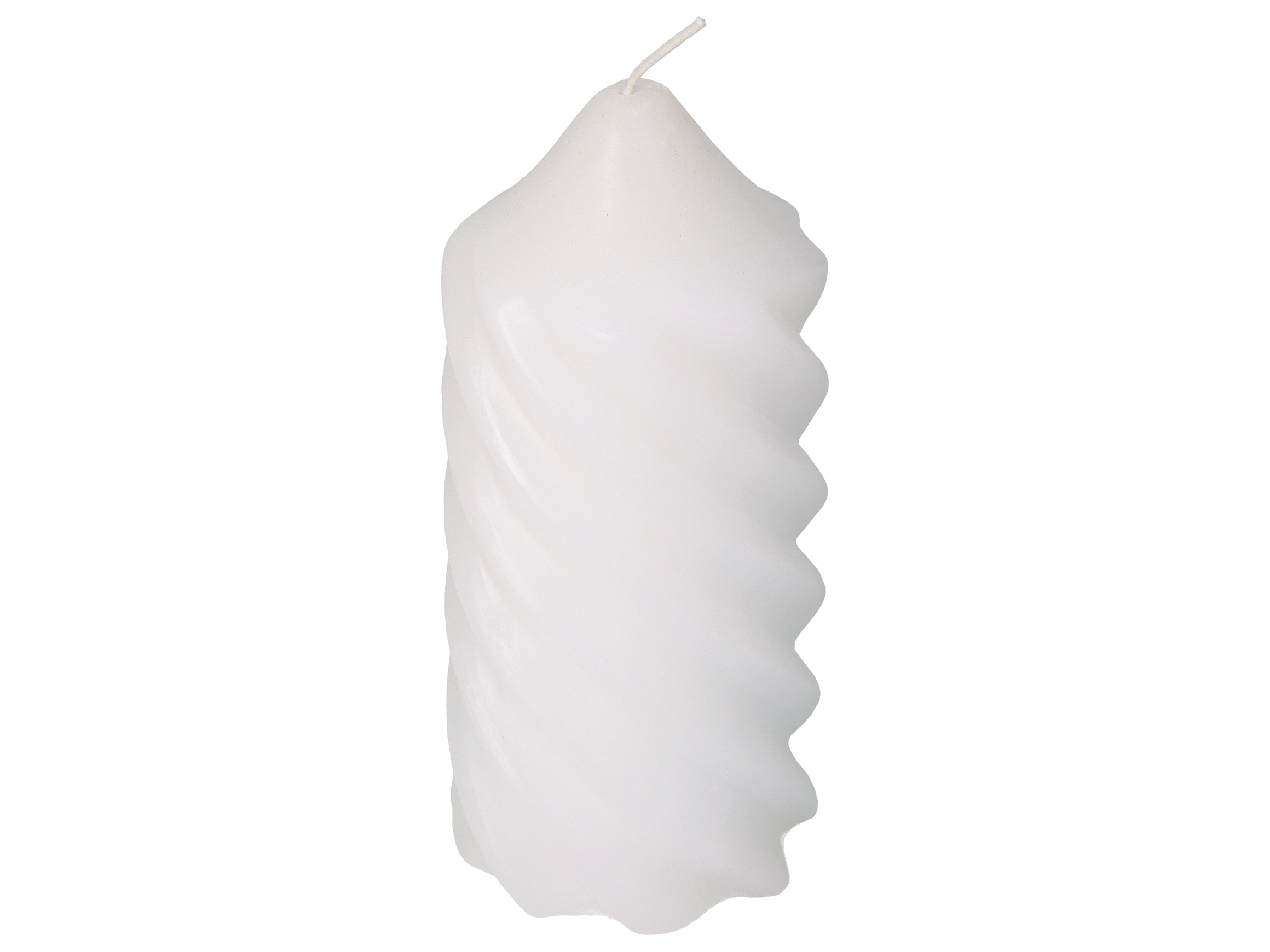 Kersten Kerze Spirale Weiss H: 15 cm  | Schubiger Möbel
