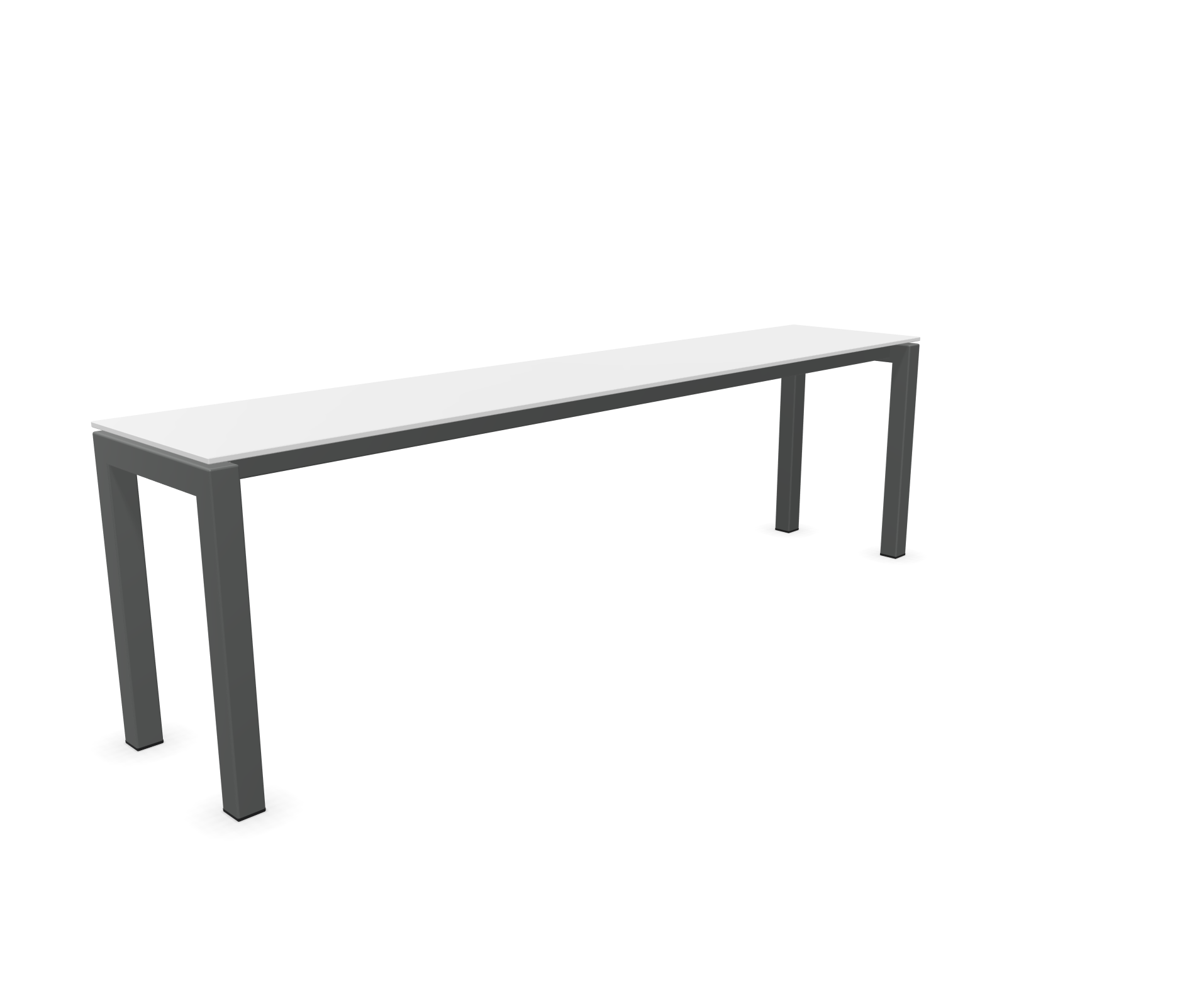 Lucerne garden bench from Schaffner / Colour: white / Size: 160 x 32 cm