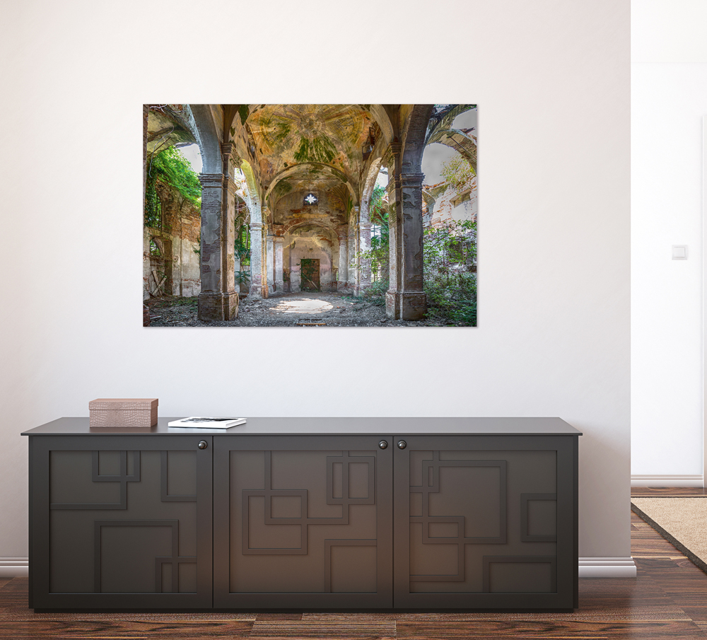 Alubild-Verlassener Flur 2-image LAND