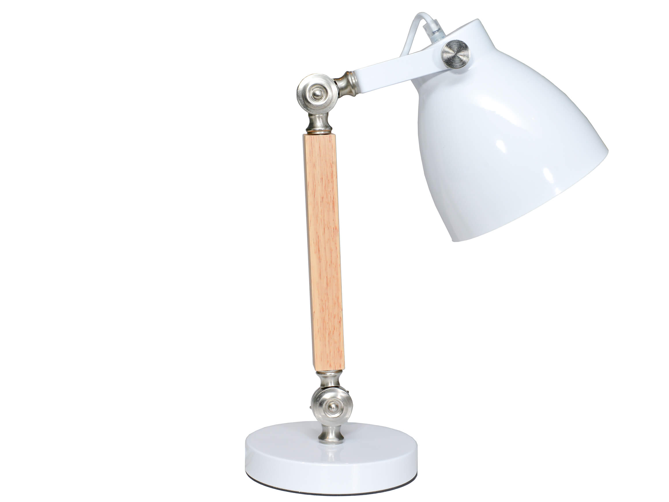 Bois/métal blanc