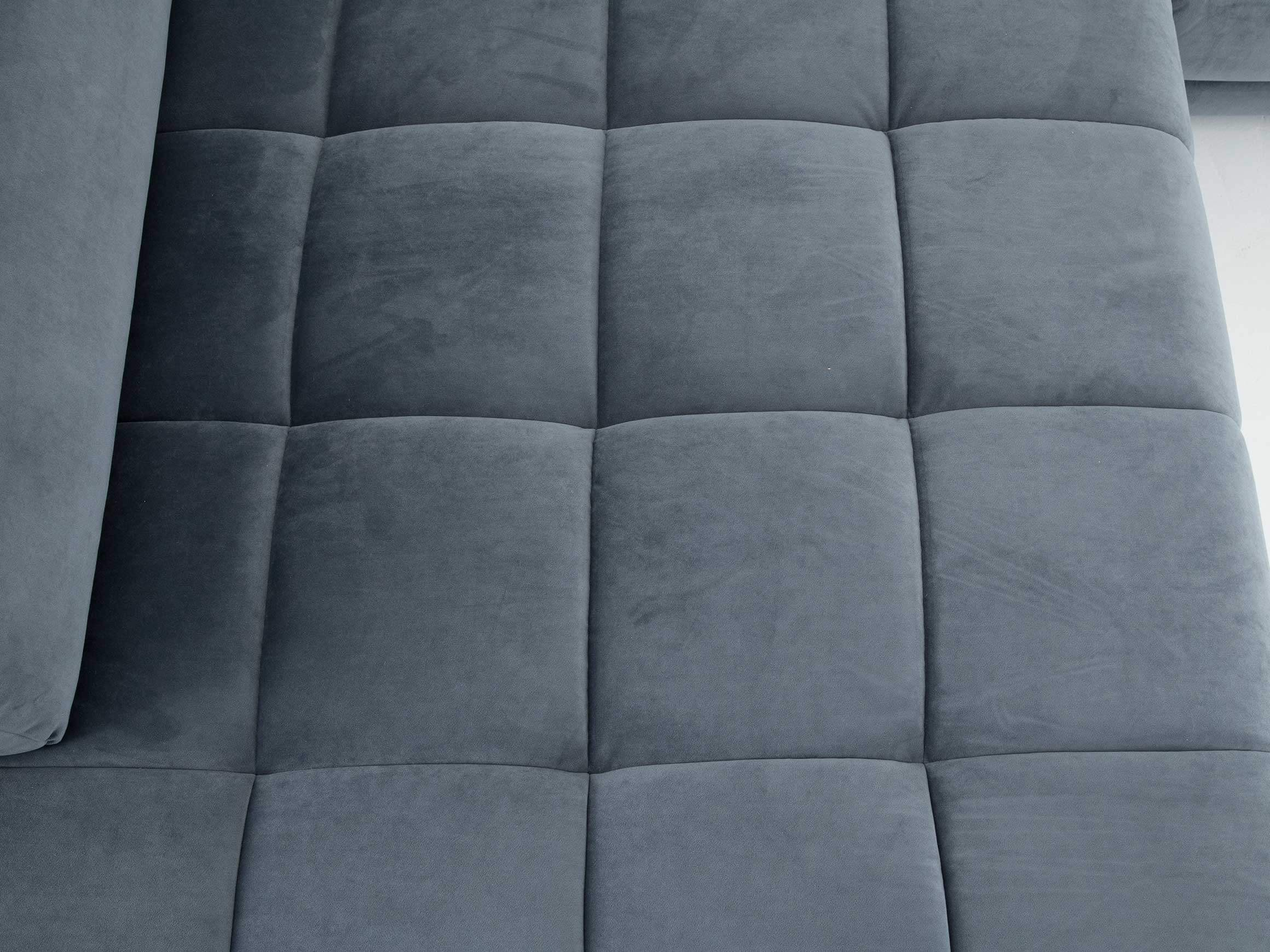 Ecksofa Selinda Polipol / Farbe: Denim / Bezugsmaterial: Stoff