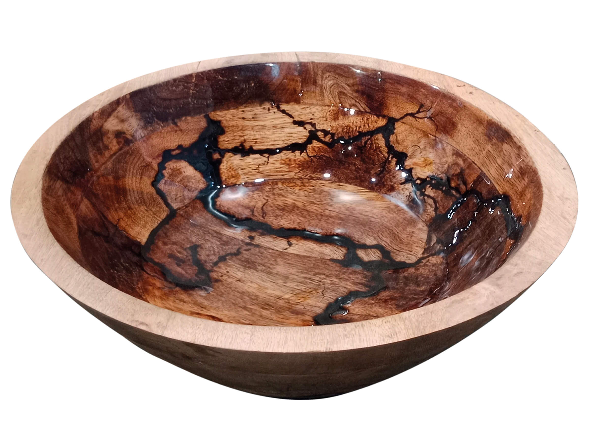 Schale Holz D: 30 cm Decofinder