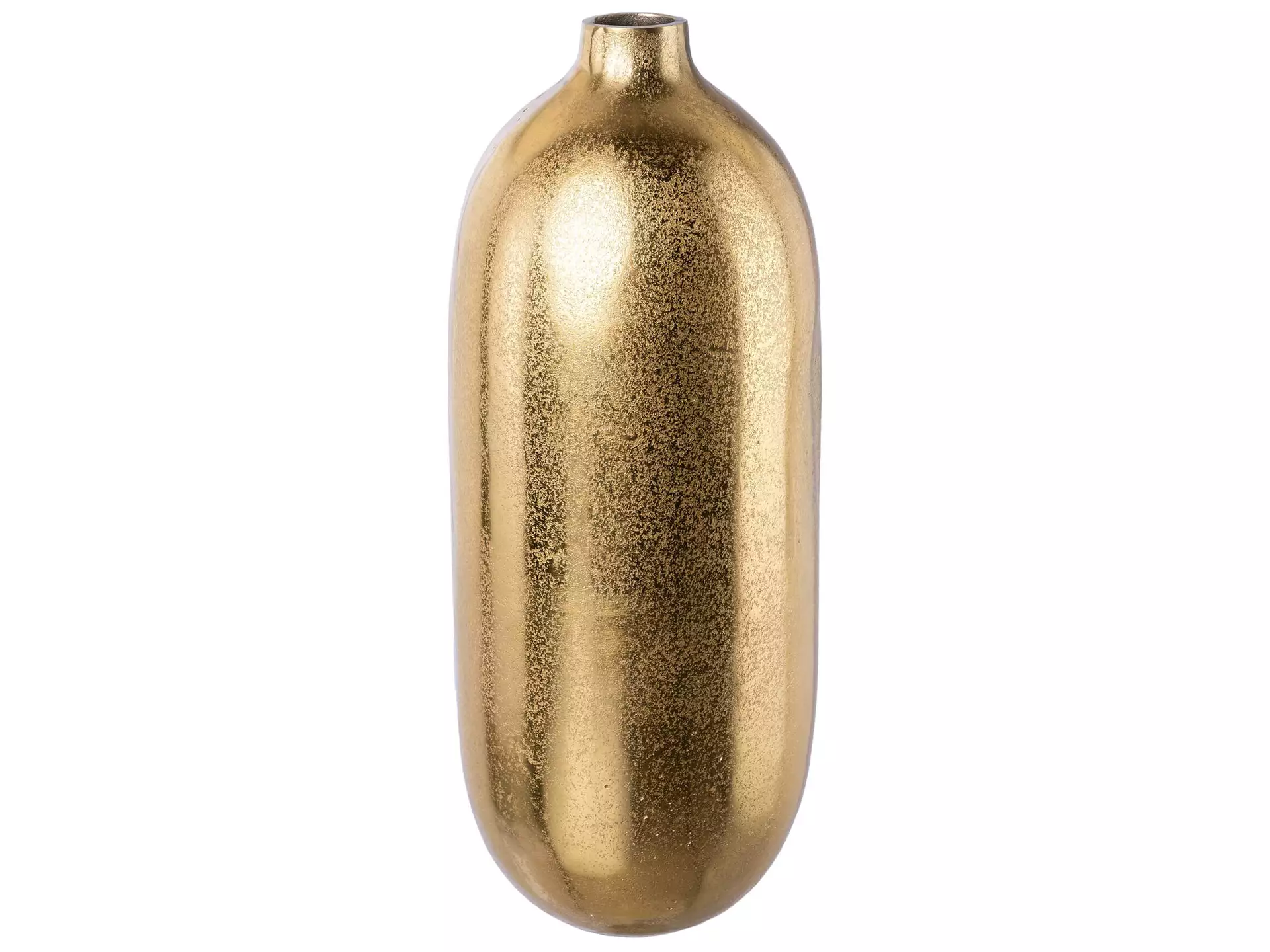 Vase Flaschenform, Gold H: 41 cm Gasper