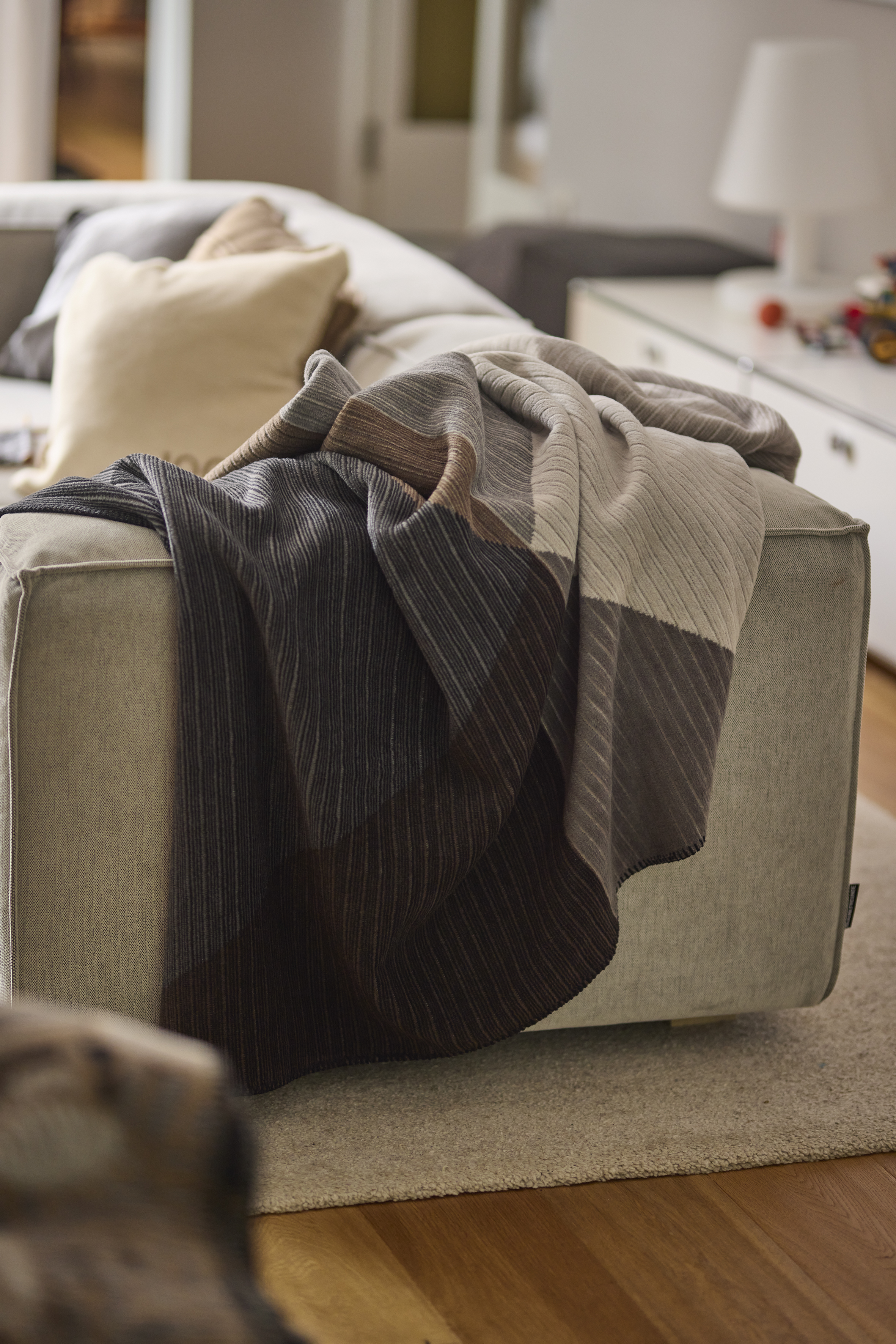 Plaid Orion Feel Graphic Grau Biederlack / Grösse: 150 x 200 cm