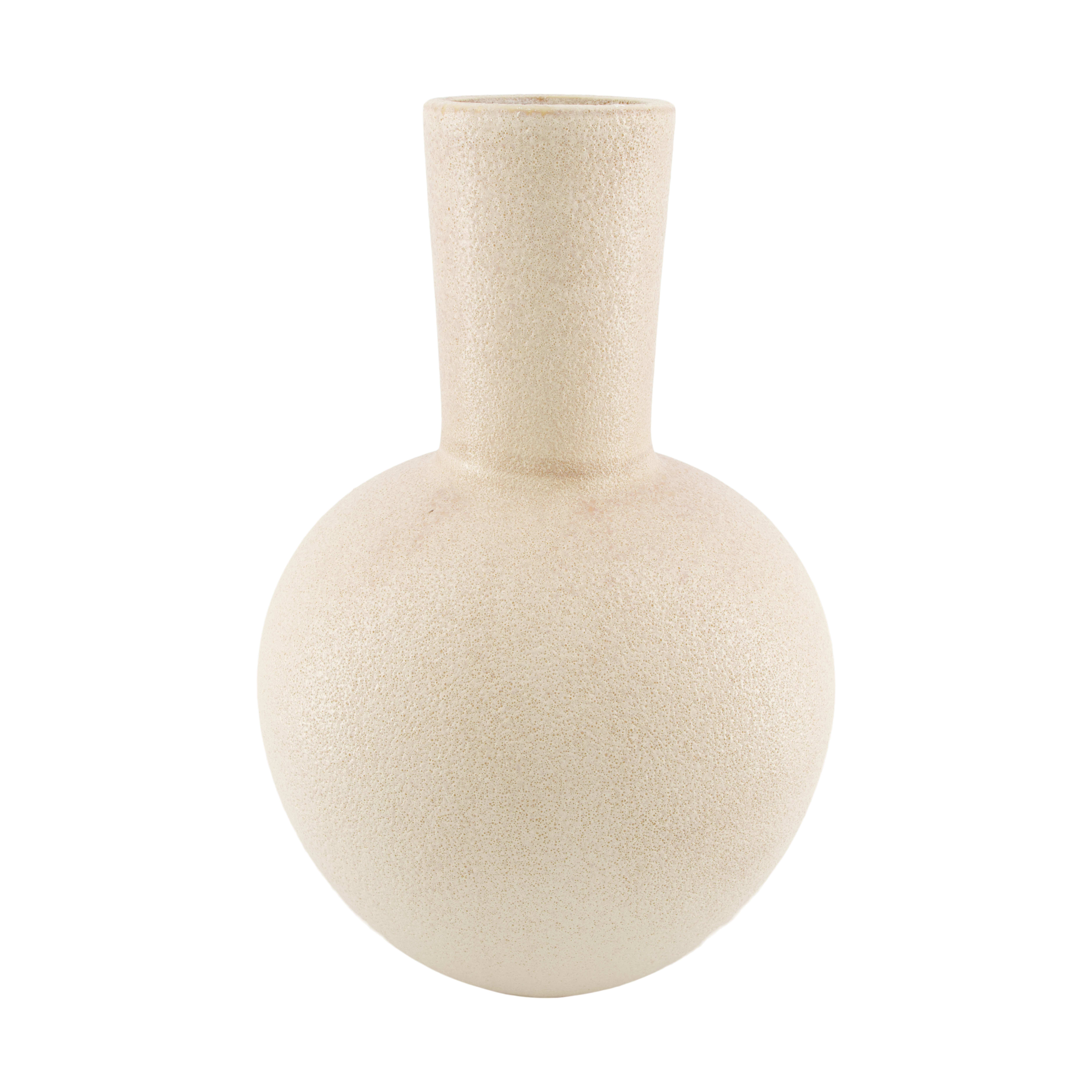 Vase Keramik, Beige H: 42 cm Decofinder
