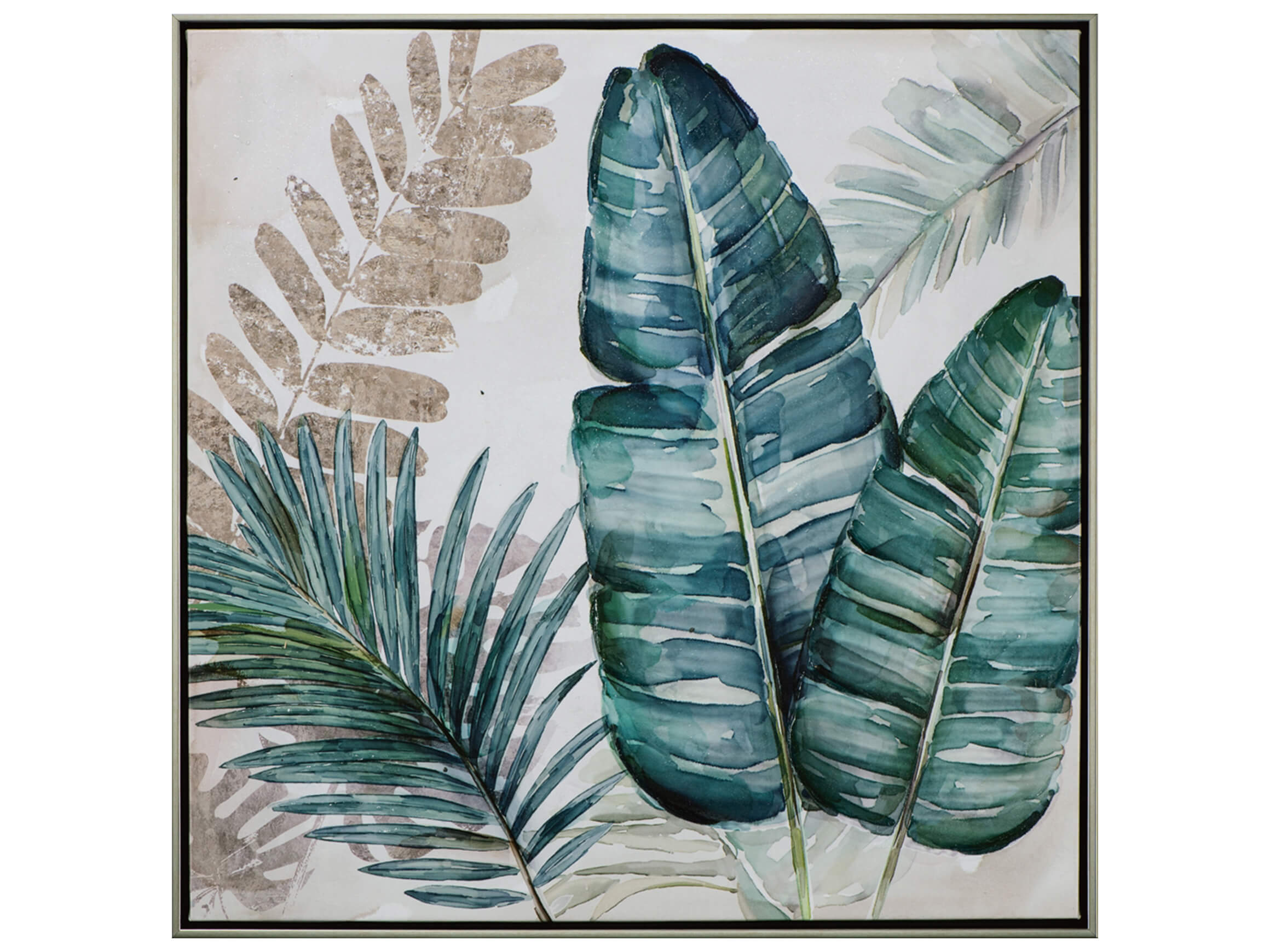 image LAND Bild Blätter in Grün Grün | Schubiger Möbel