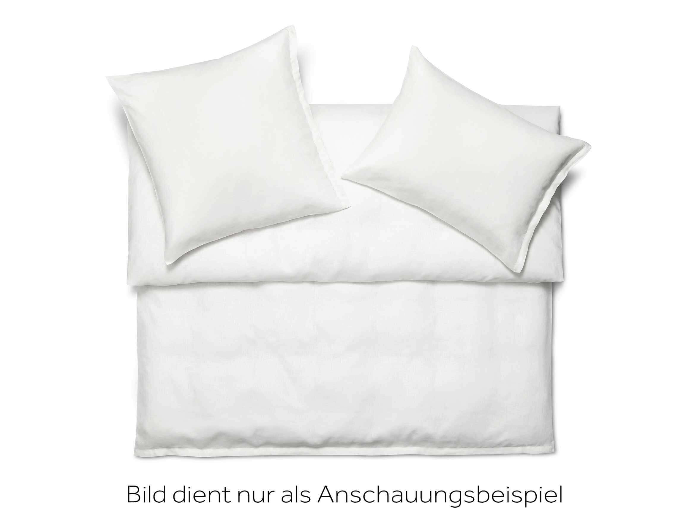 Kissenbezug Levin-Leinen, Blanc
