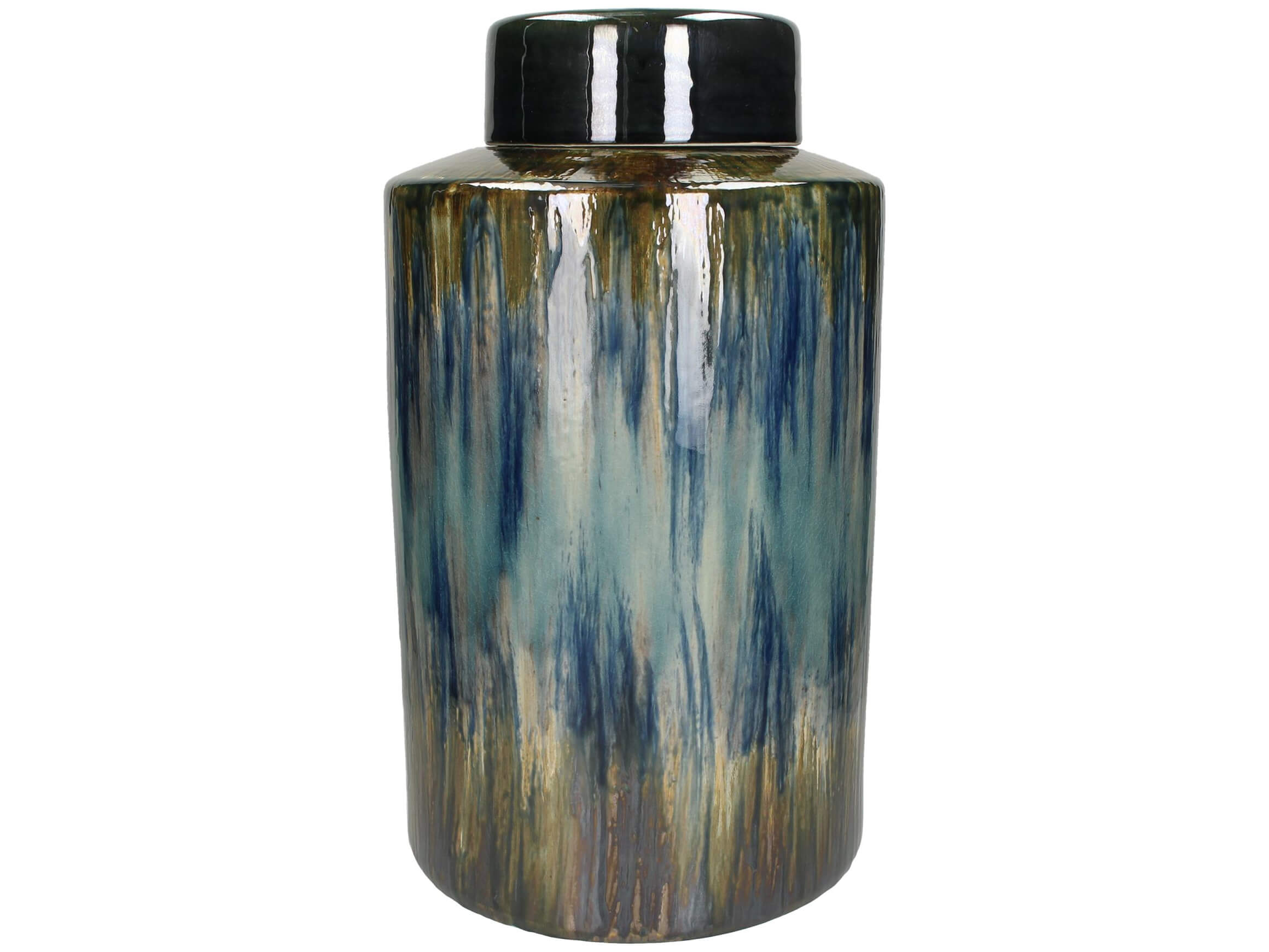 Dose Farbverlauf Blau-Grau-Grün H: 48 cm Kersten / Farbe: Blau Grau Grün