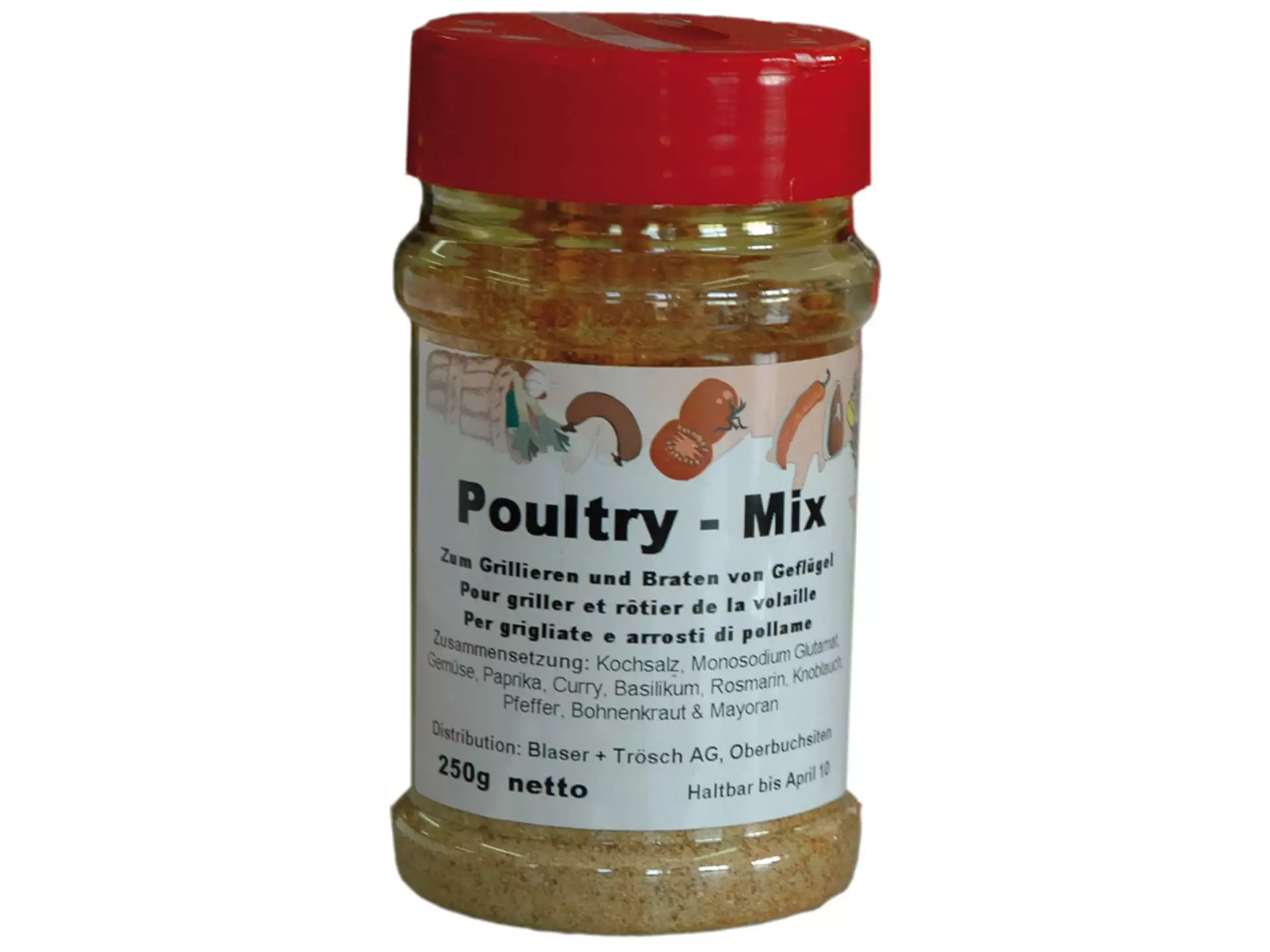 Gewürzmischung Poultry-Mix Für Geflügel 250 g Blaser und Trösch