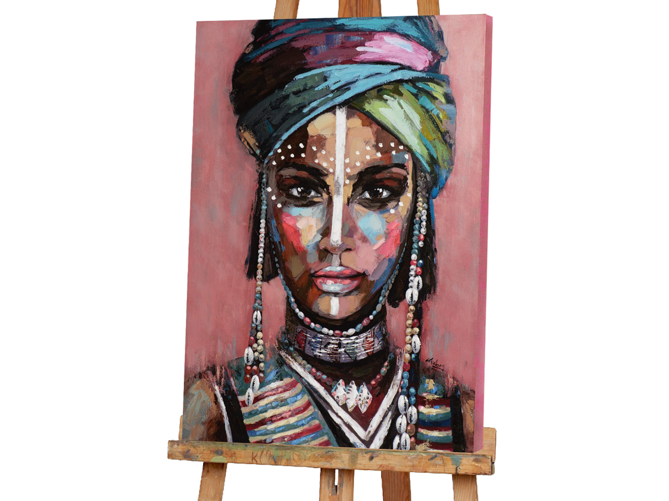 Bild Wüstenfrau mit Turban image LAND