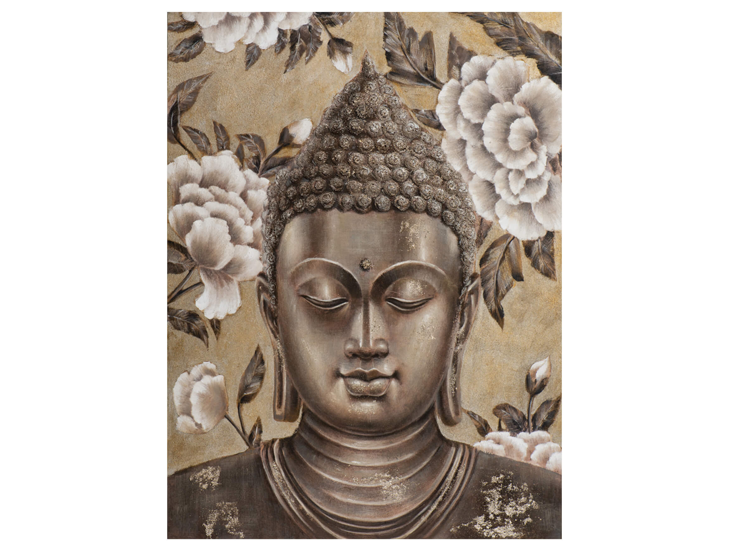Bild Buddha in Goldsilber image LAND