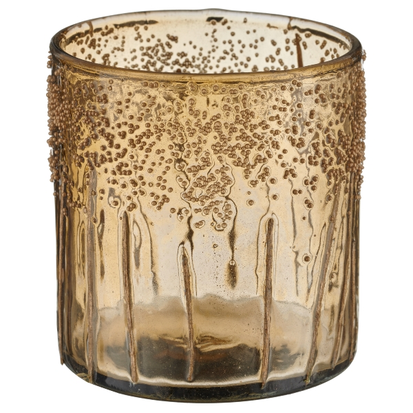 Gasper Windlicht Glas, Senf  | Schubiger Möbel