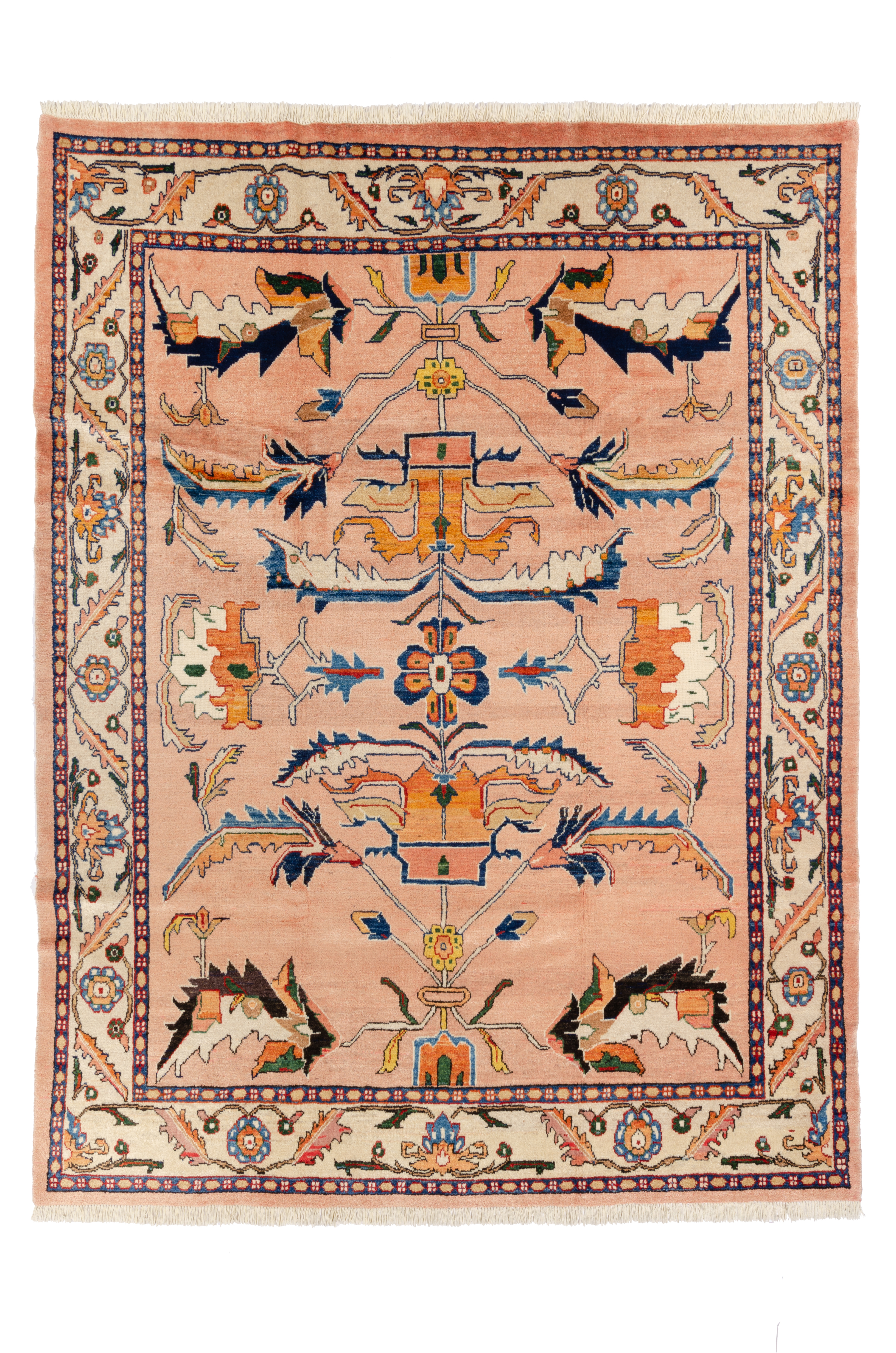 Klassischer Teppich Sarough Negra / Farbe: Grau