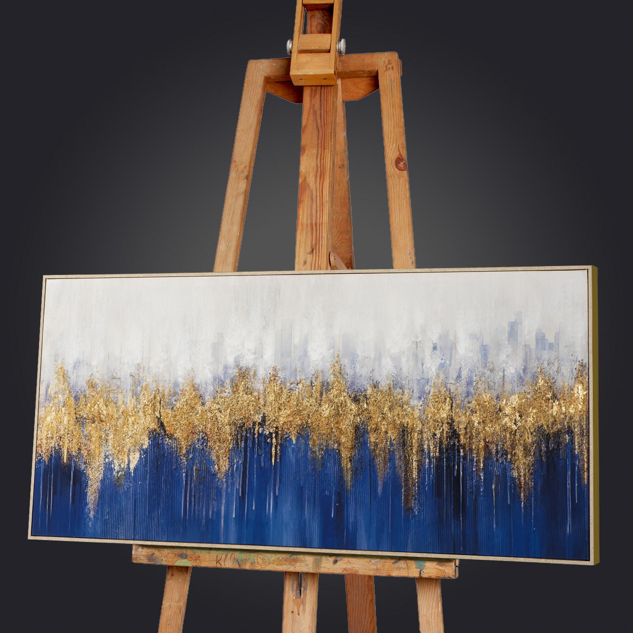 Gemälde-Goldene Gischt-image LAND