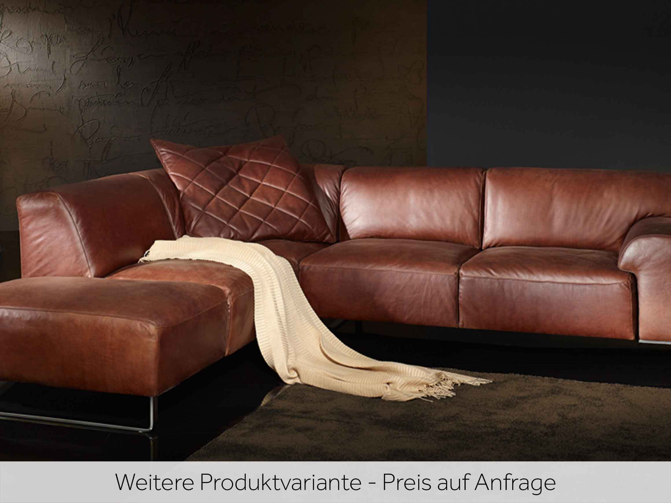 Ecksofa Alessiio Schillig Willi / Farbe: Chocolate, Material: