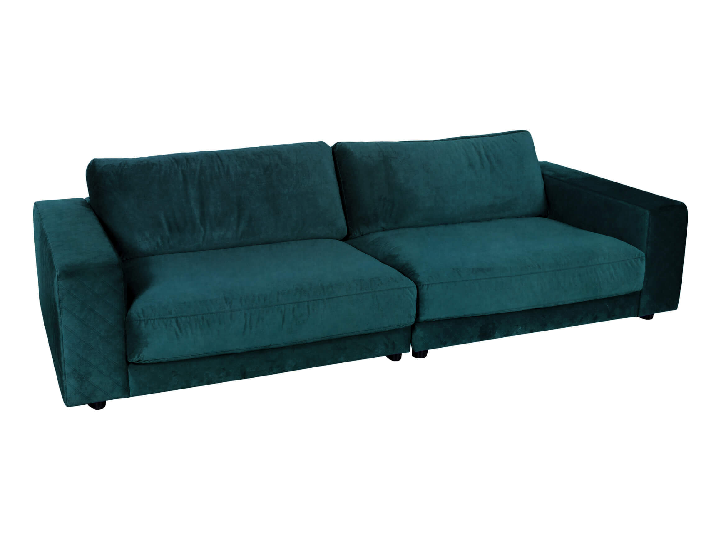 Sofa Havanna Basic Candy / Farbe: Petrol / Material: Stoff Basic