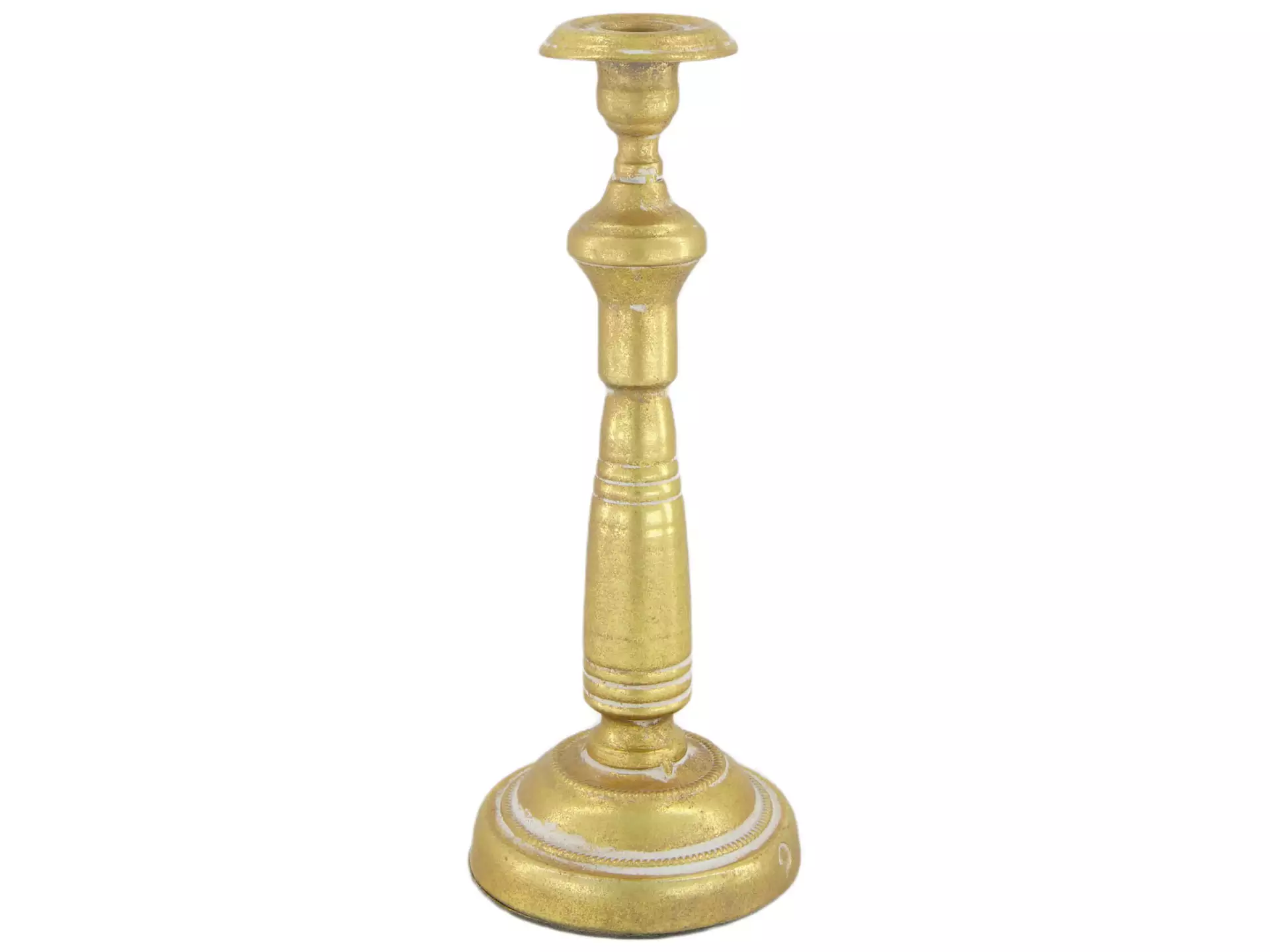 Kerzenständer Metall Gold H: 29 cm Decofinder