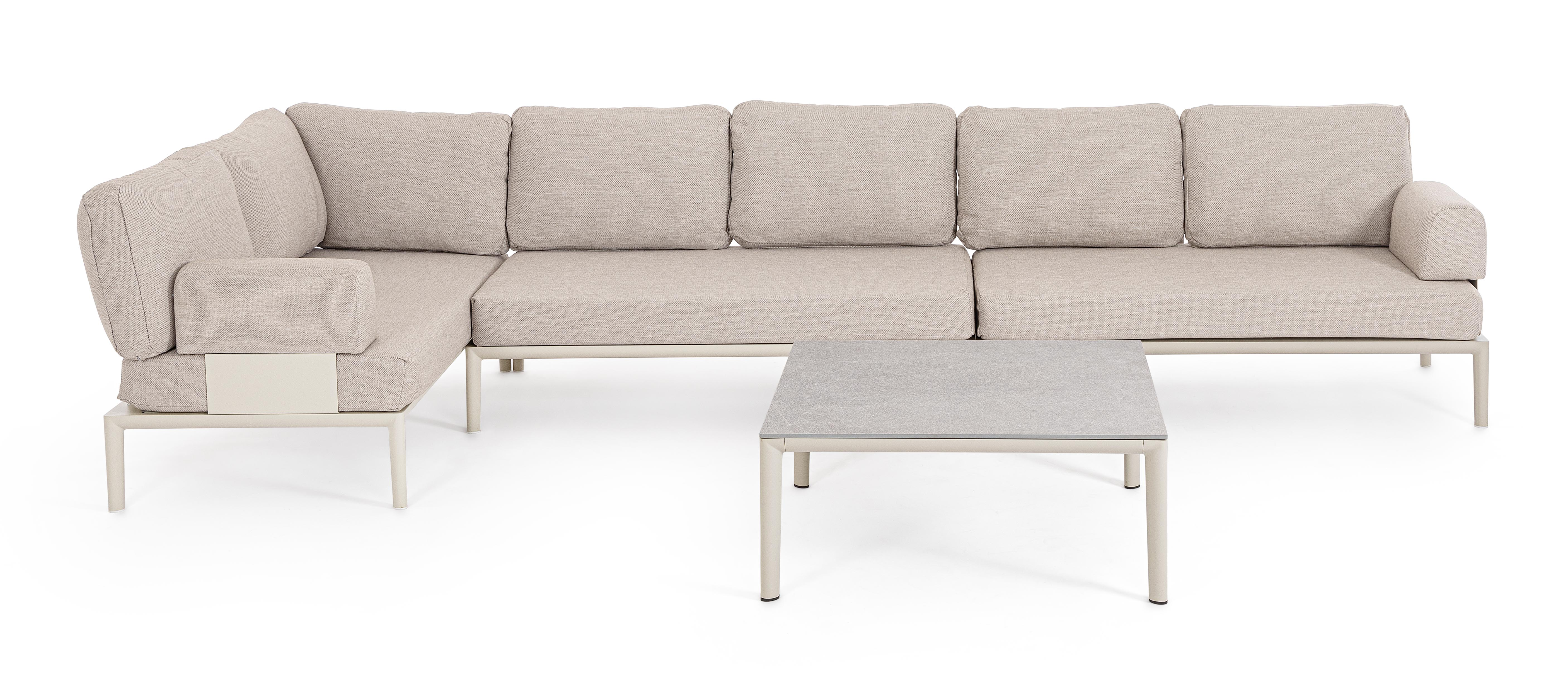 Gartenlounge Set Dieci Beige Bizzotto