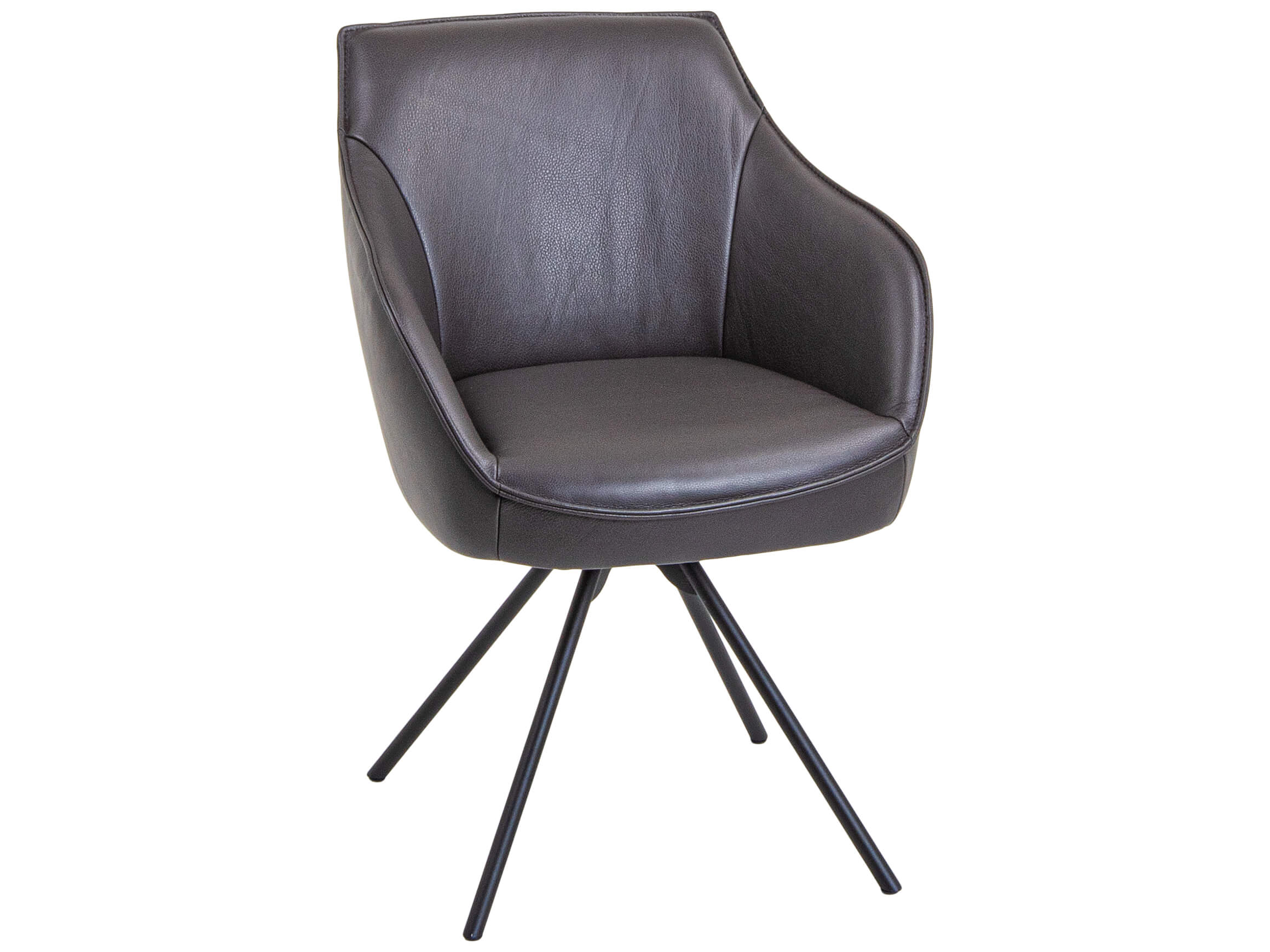 Armlehnstuhl Derek Koinor / Farbe: Tabacco / Bezugsmaterial: Leder