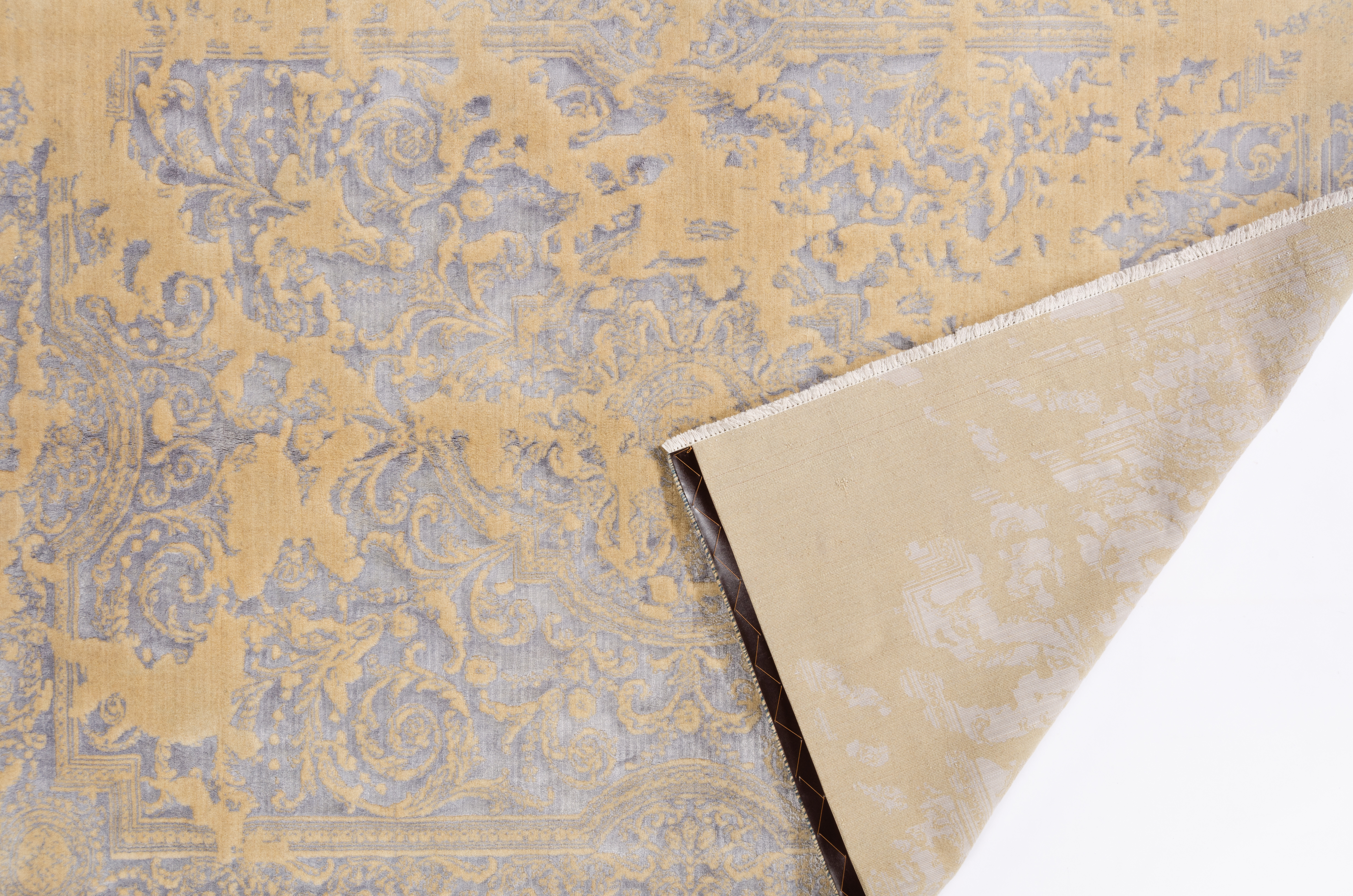 Moderner Teppich Vintage Homa Negra/ Farbe: Braun / Masse (BxT) :170x236 cm