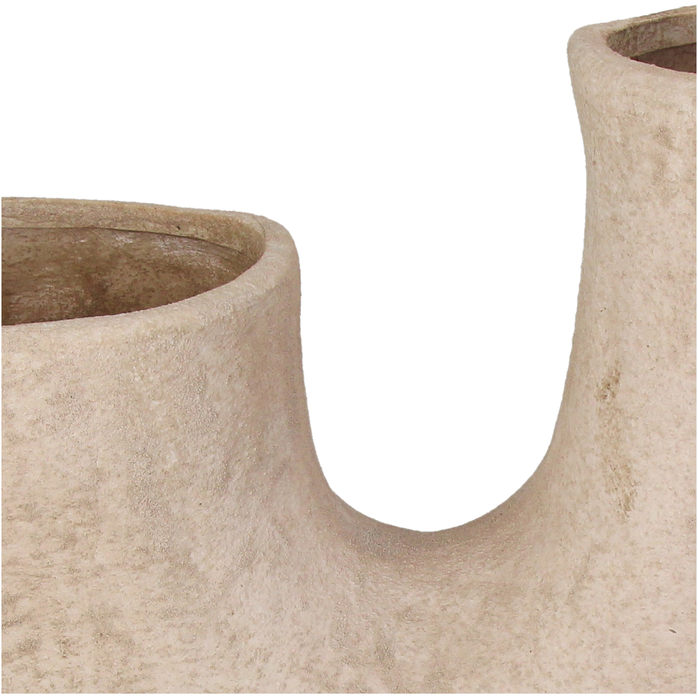 Vase Terracatta, Ivory H: 34 cm Kersten